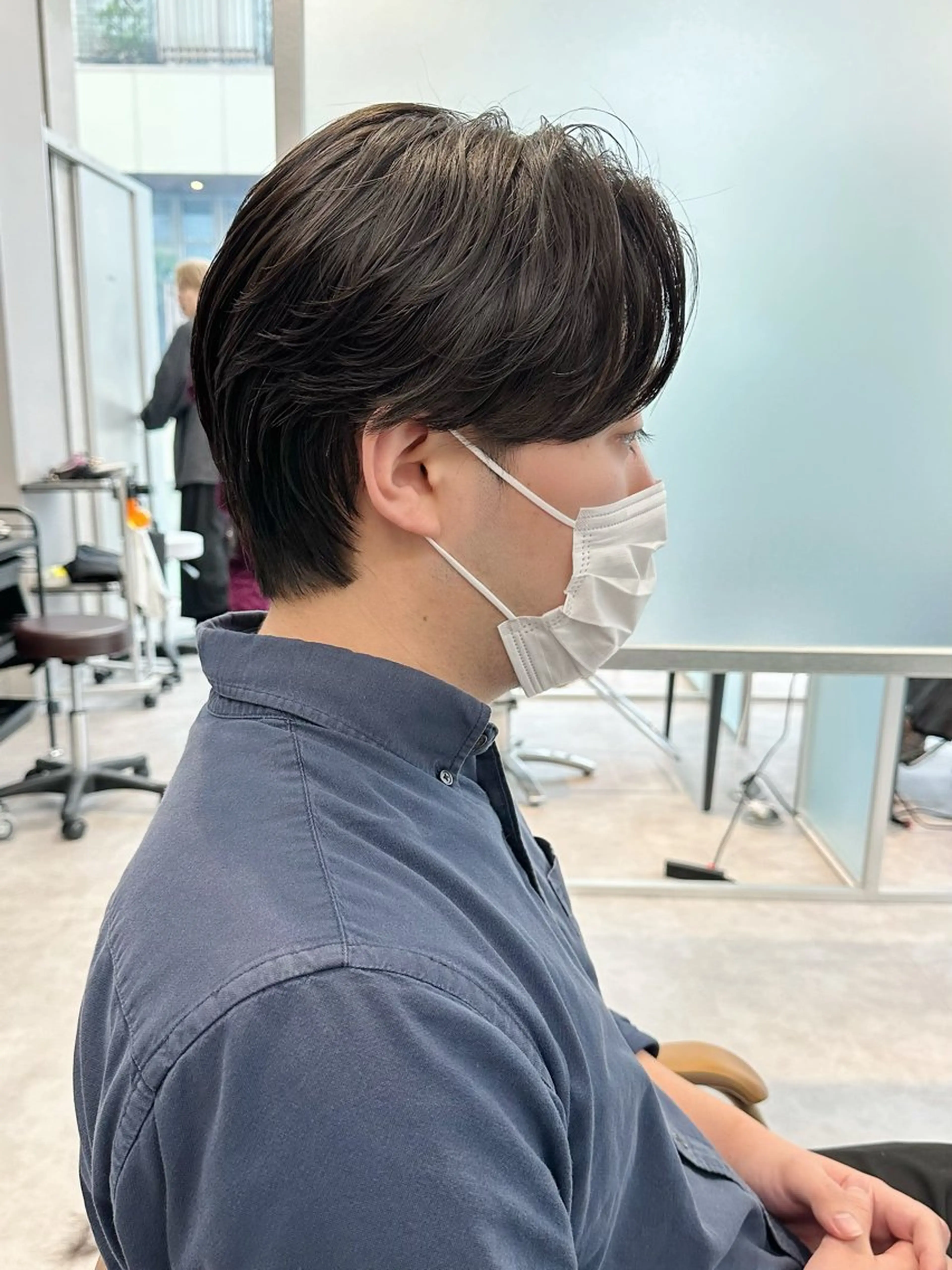 ショート メンズ 縮毛矯正 カノン/メンズカット /ダウンパーマのヘアスタイル