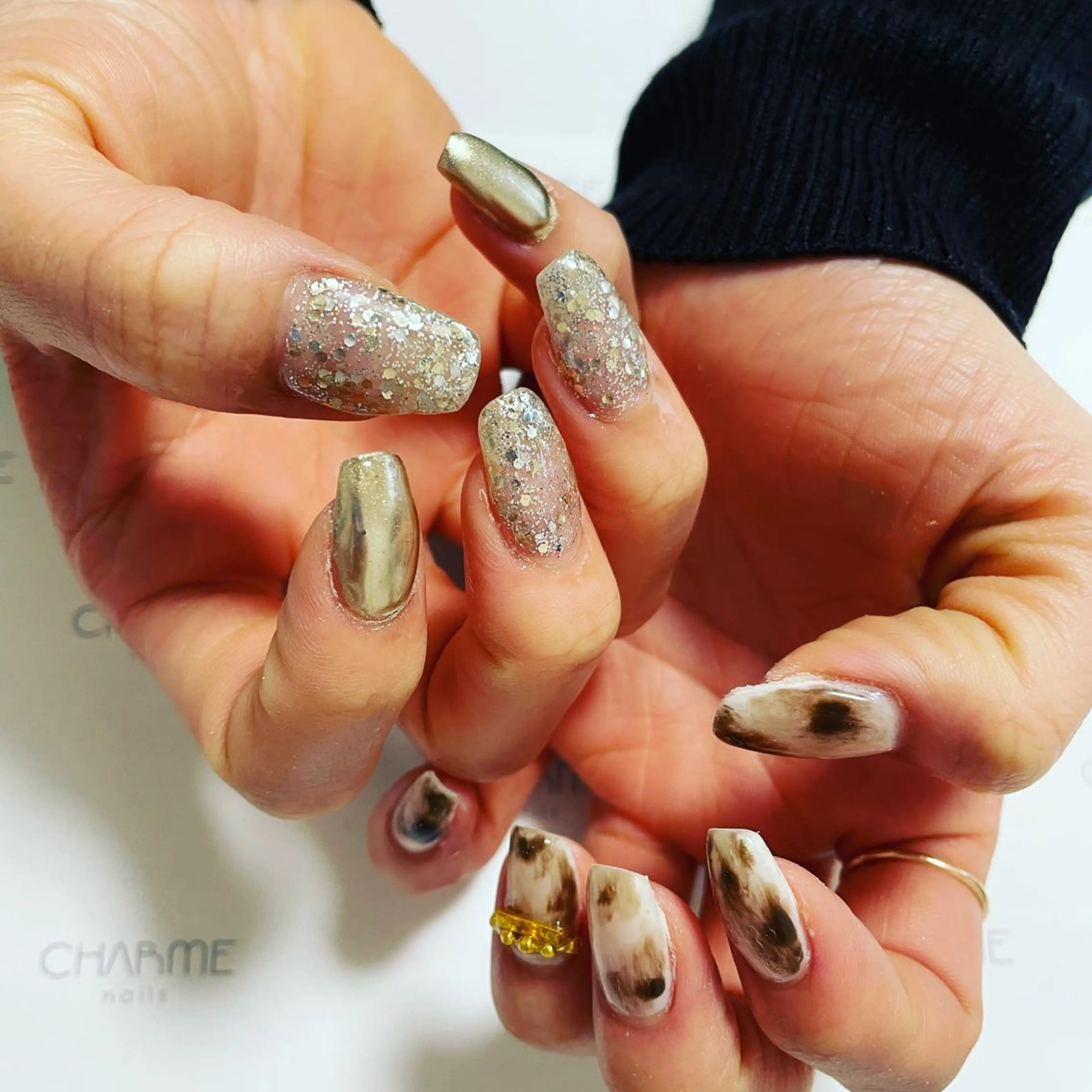 ネイル 🌙🫧CHARME (RUKA)🦋🫧のネイルデザイン