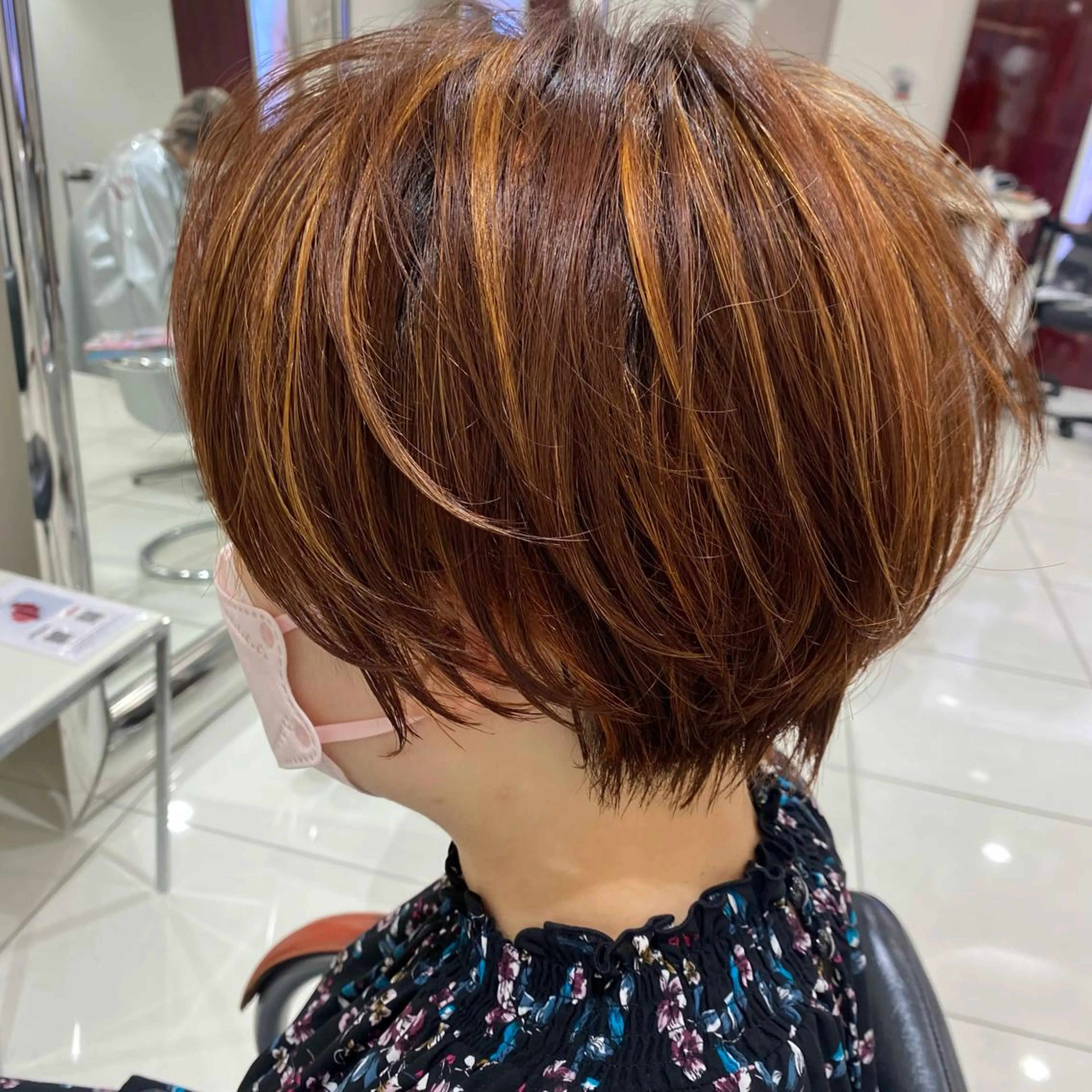 ショート 山口 優美のヘアスタイル