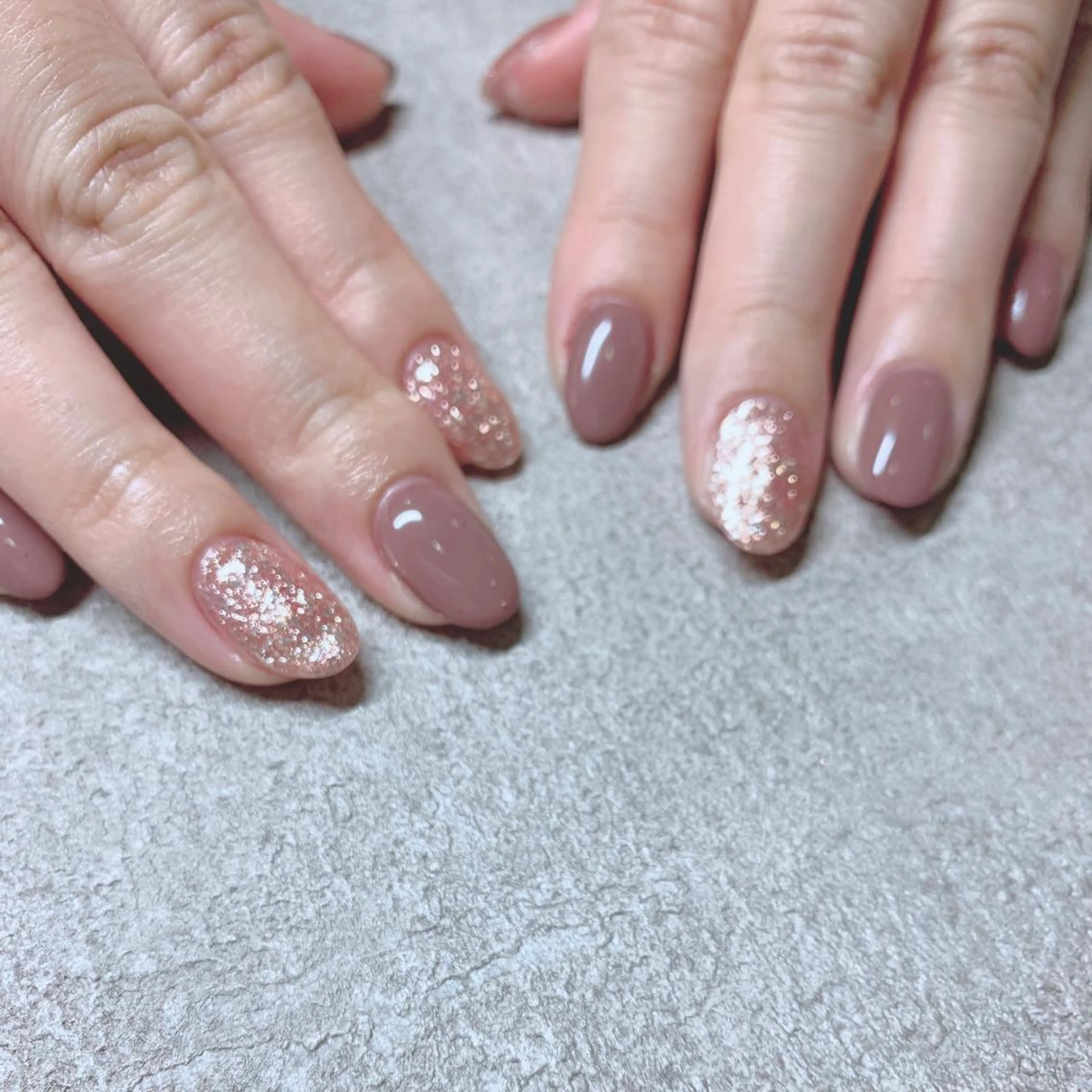 カラー ネイル ハンドネイル Cozy_ ilumのネイルデザイン