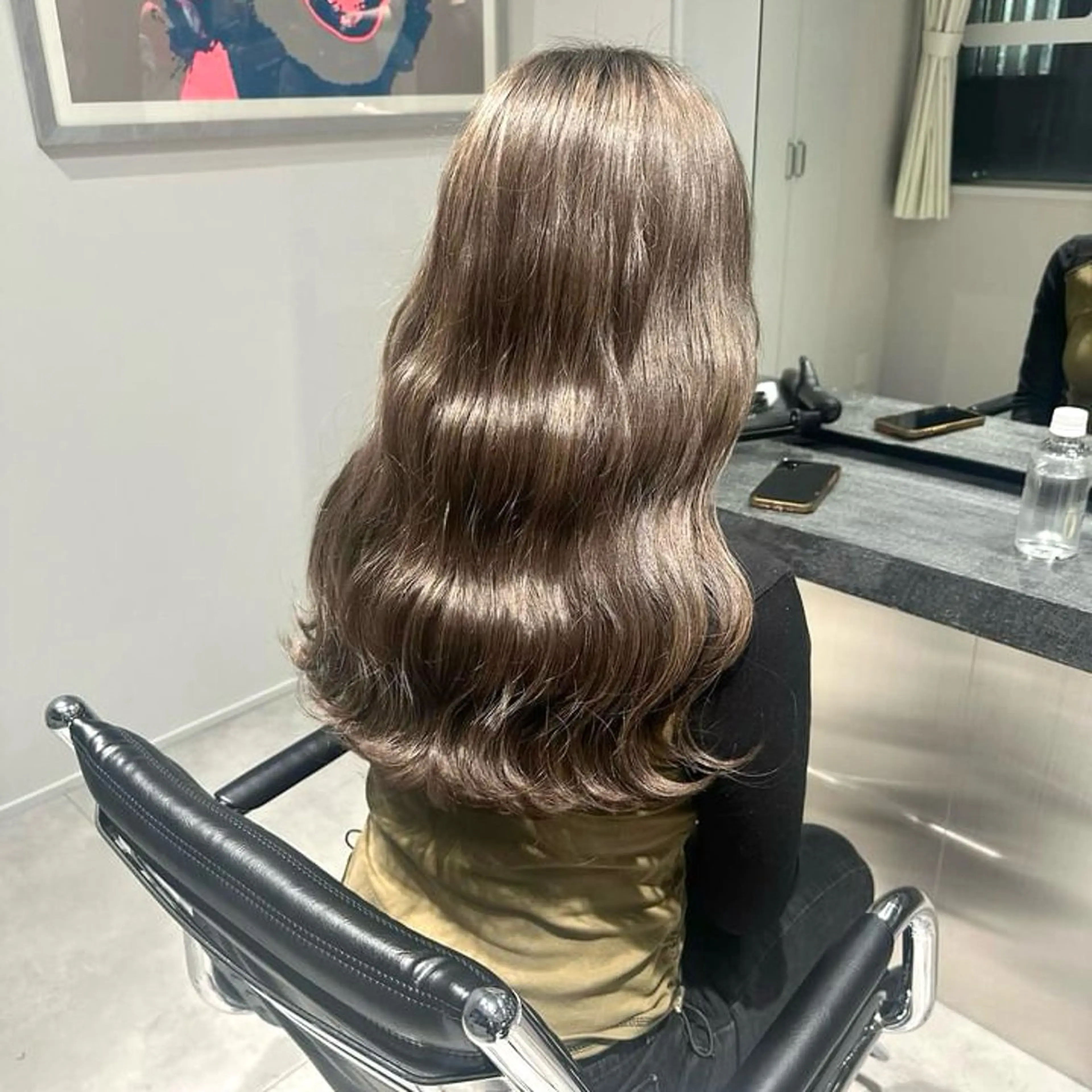 ロング カラー ヘアカラー トリートメント ハイトーン/ウルフ/ レイヤー/Asukaのヘアスタイル