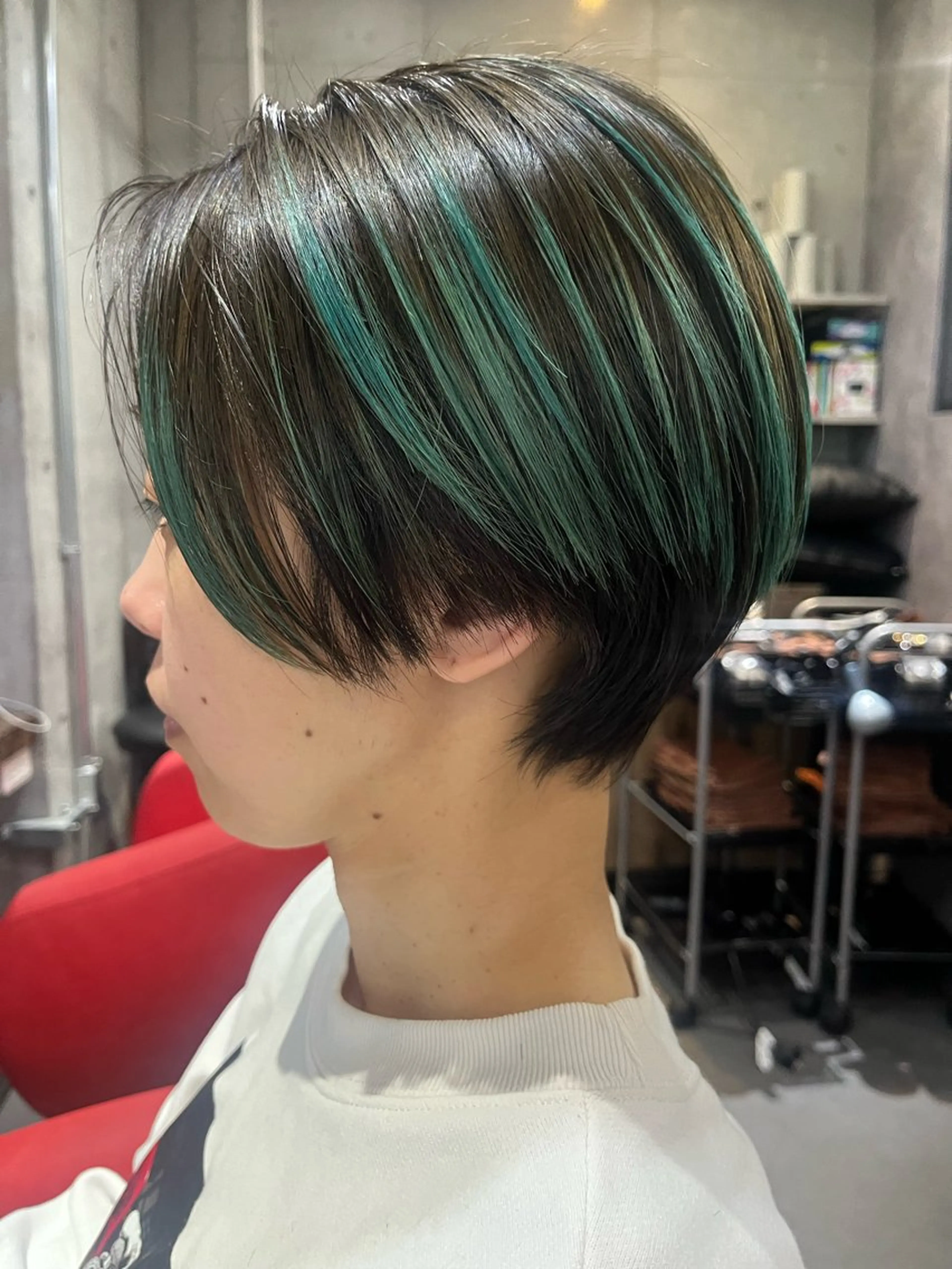 ショート ヘアアレンジ カット 駅チカ【ali'i】 アリイ花崎友美☘のヘアスタイル