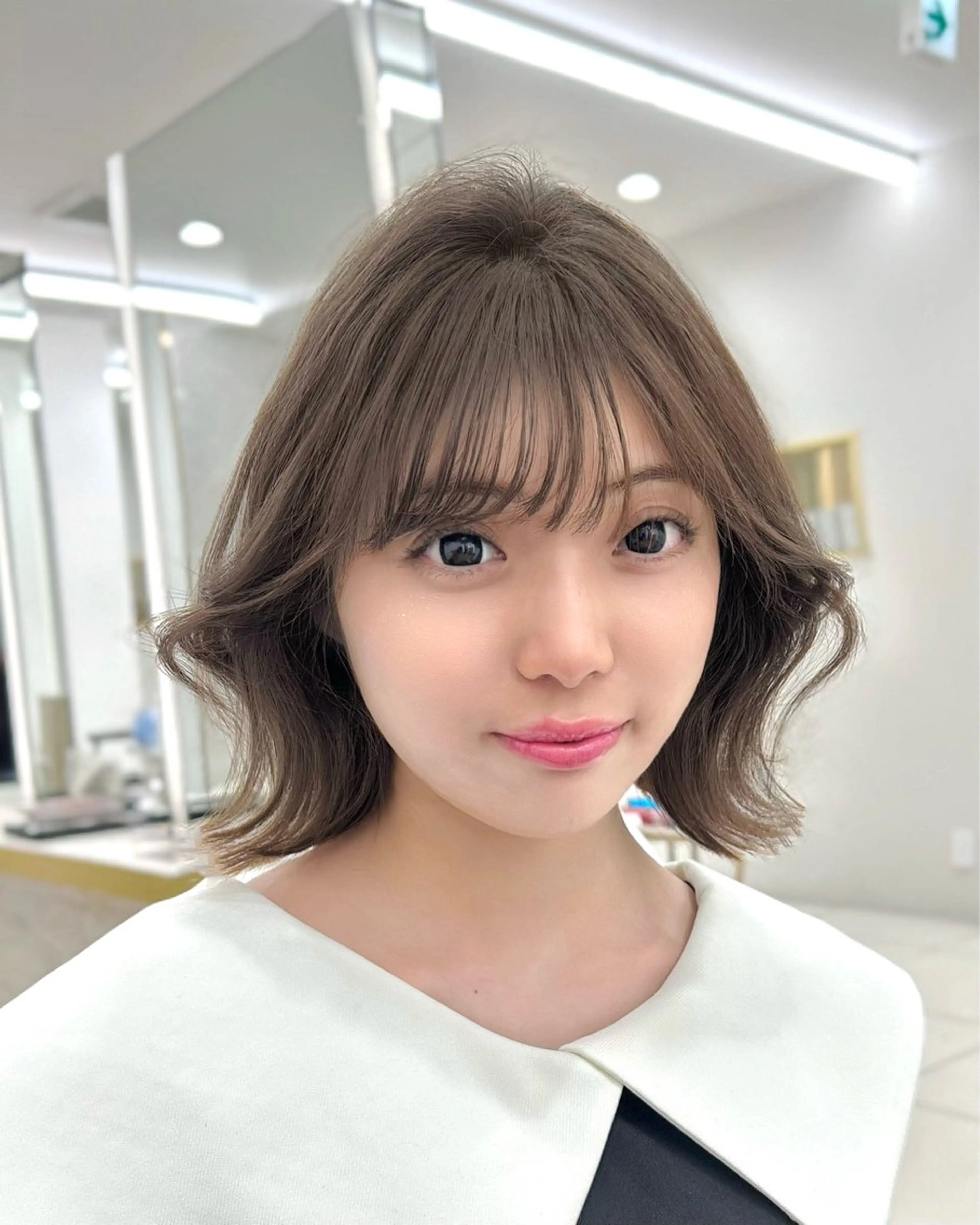 ショート 韓国顔まわり/前髪 /レイヤー/いつきのヘアスタイル