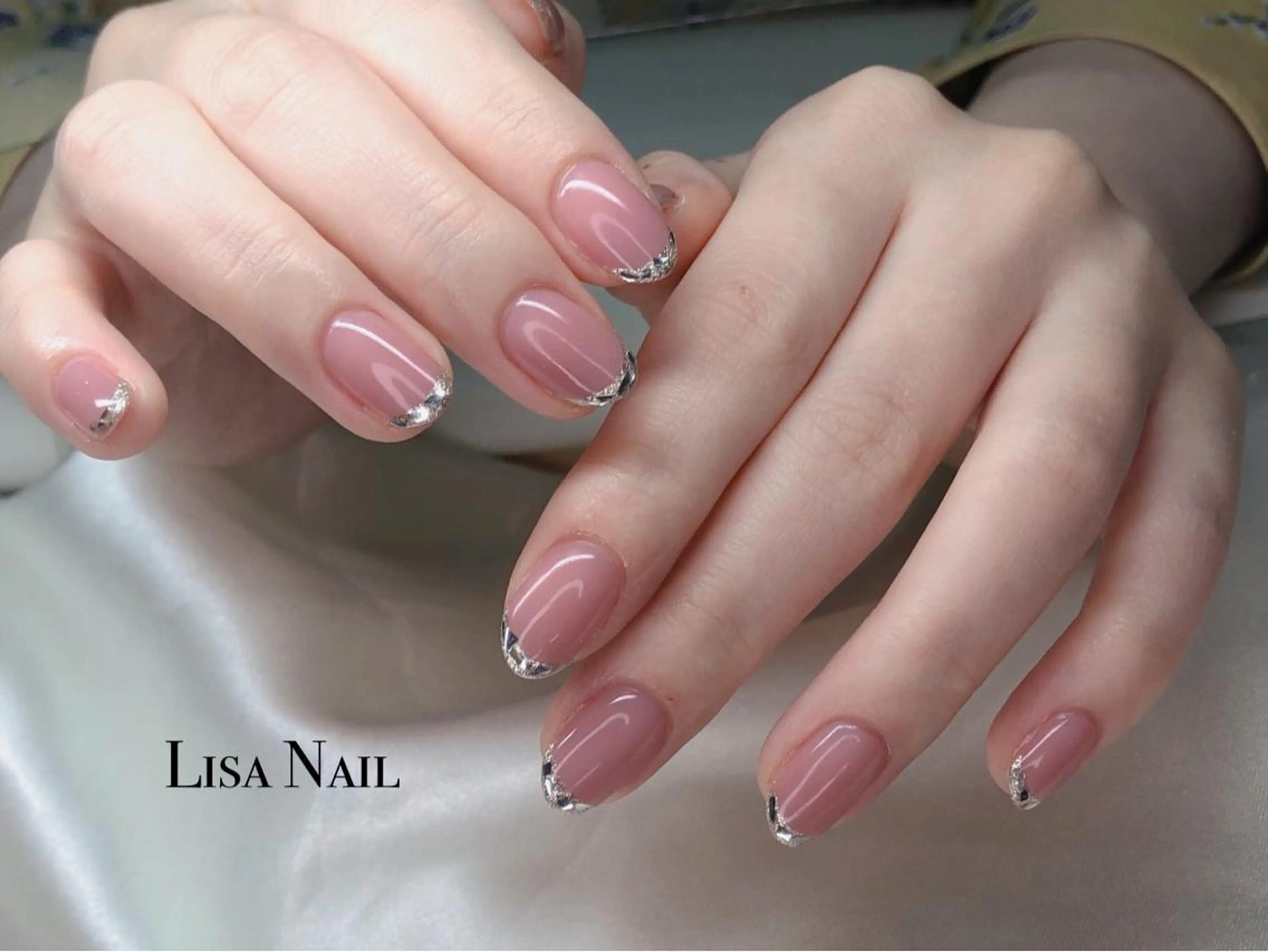 HAND【ガラスフレンチ】/【チークネイル】/【チークマグネット】¥7980の写真