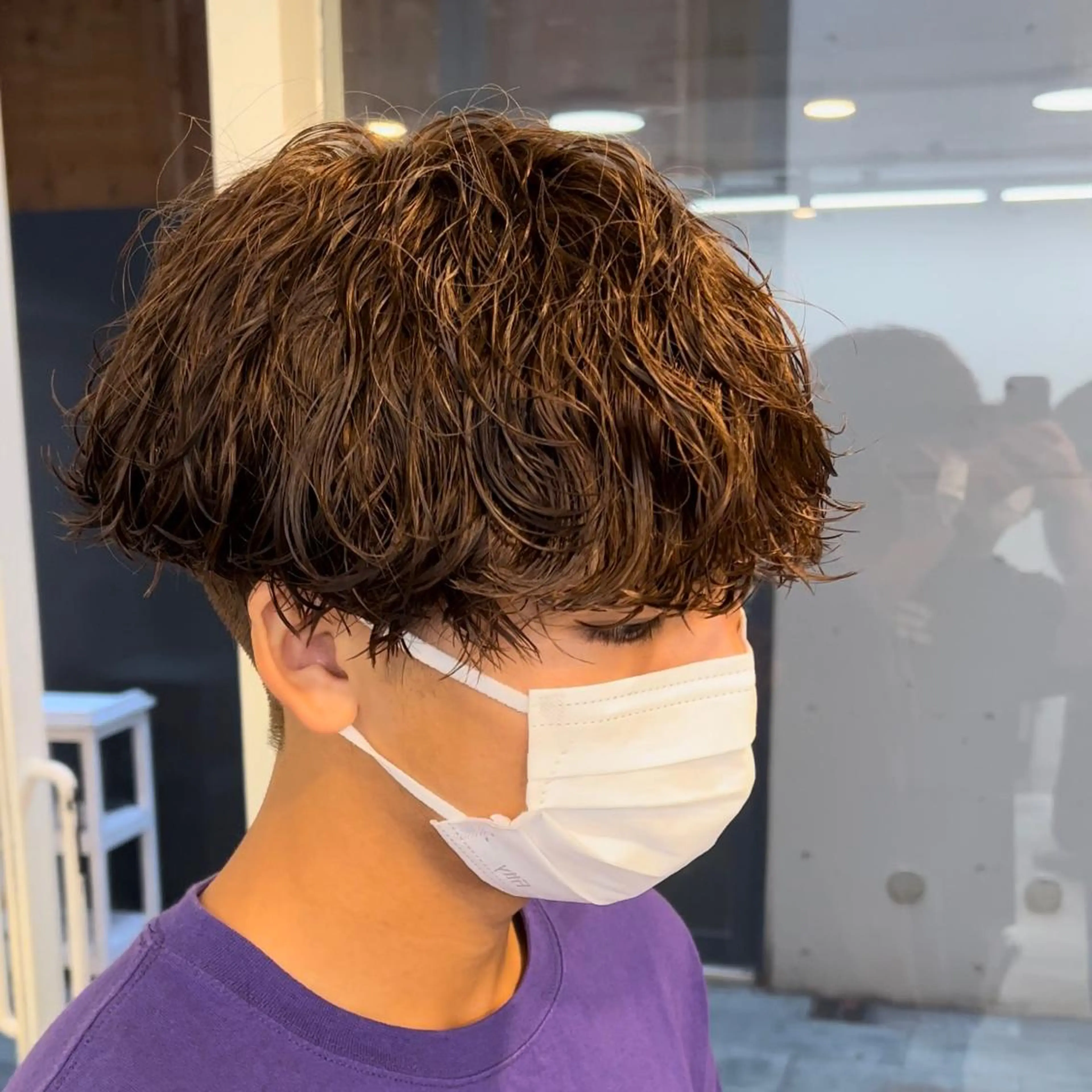 パーマ メンズ カット パーマ .Hallis所属・🔥メンズ特化🔥 永瀬椋のヘアスタイル