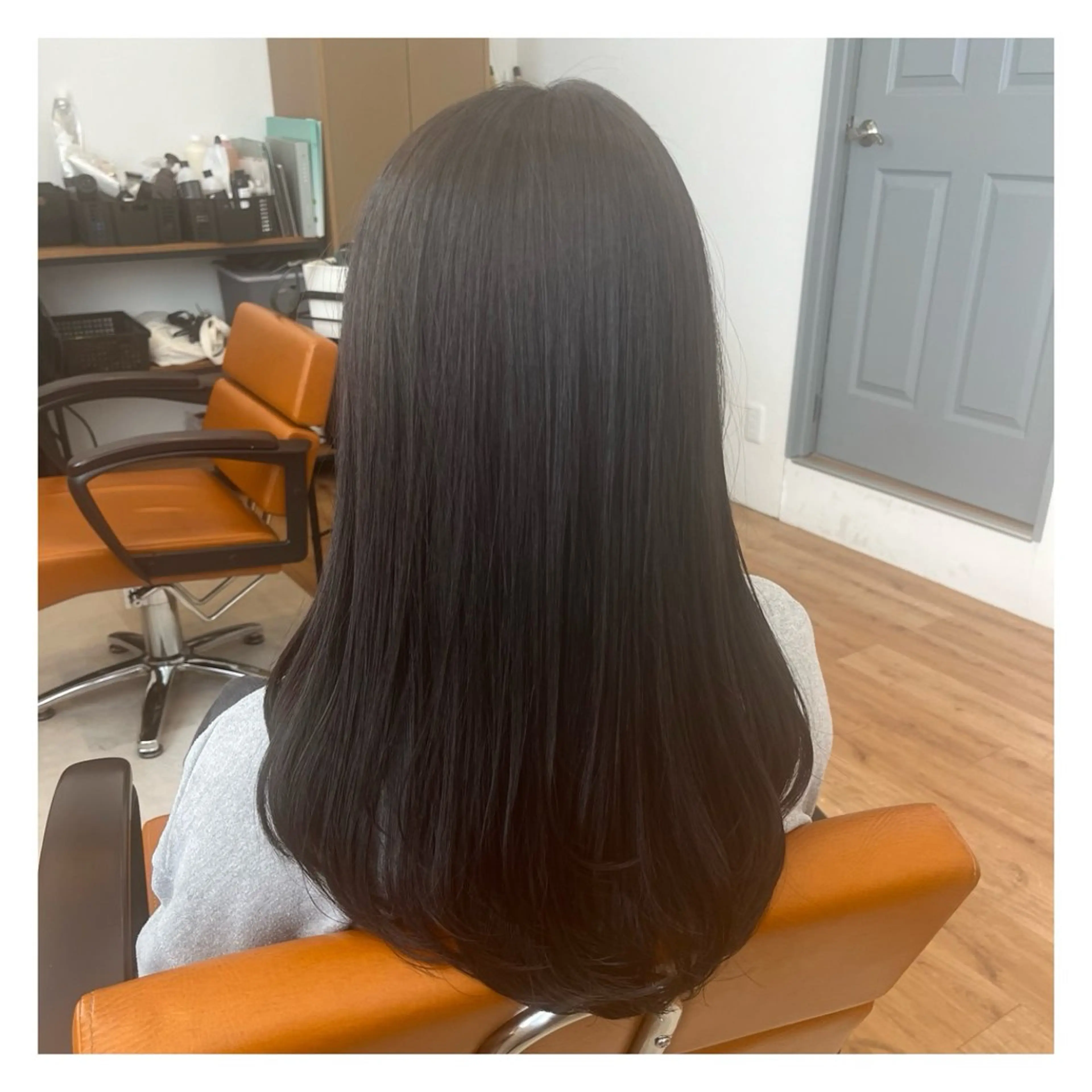 ロング レイヤーカット agu hair north所属・北上 春華のヘアスタイル