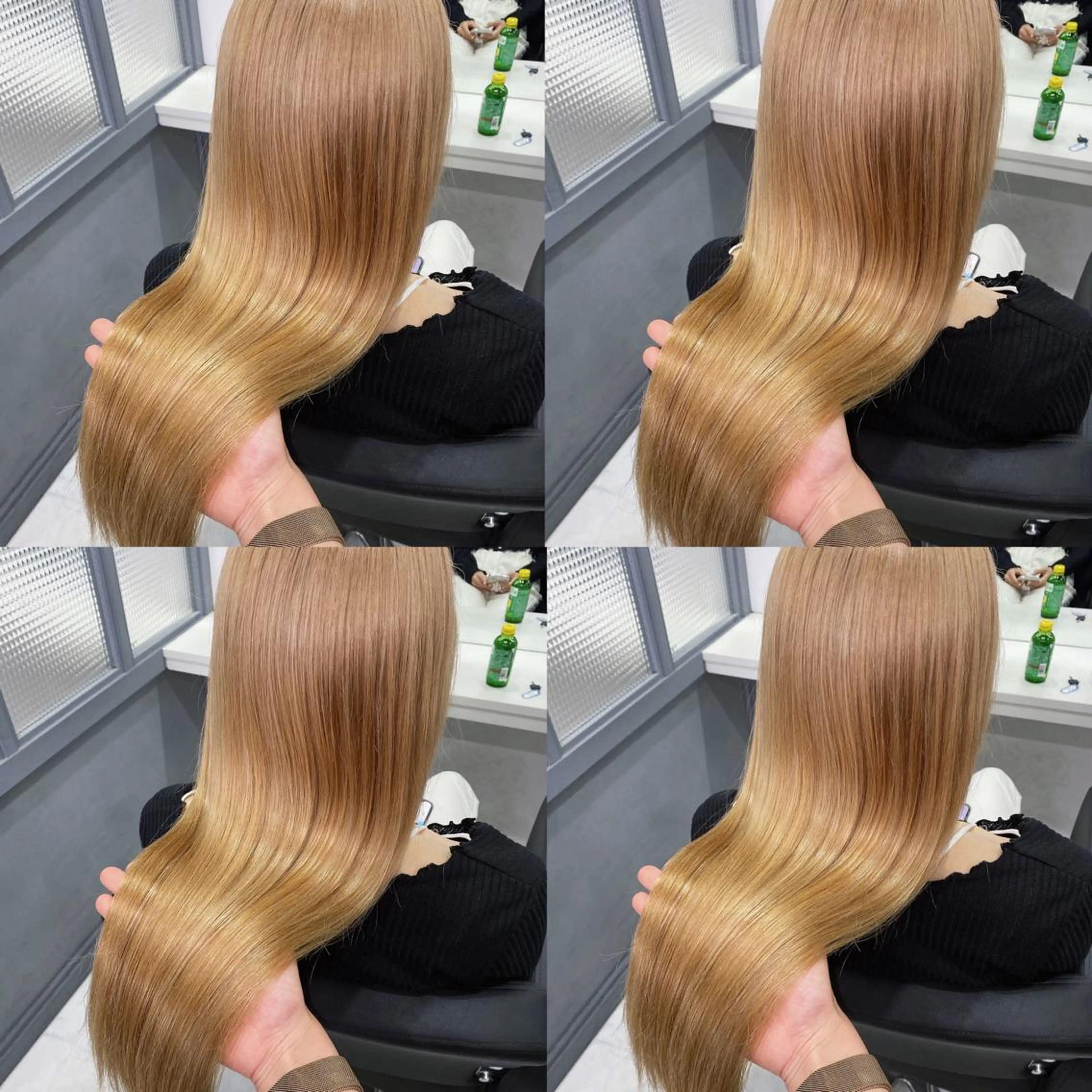 ロング カラー ヘアカラー トリートメント 髪質改善×矯正🫧 韓国ヘアasamiのヘアスタイル