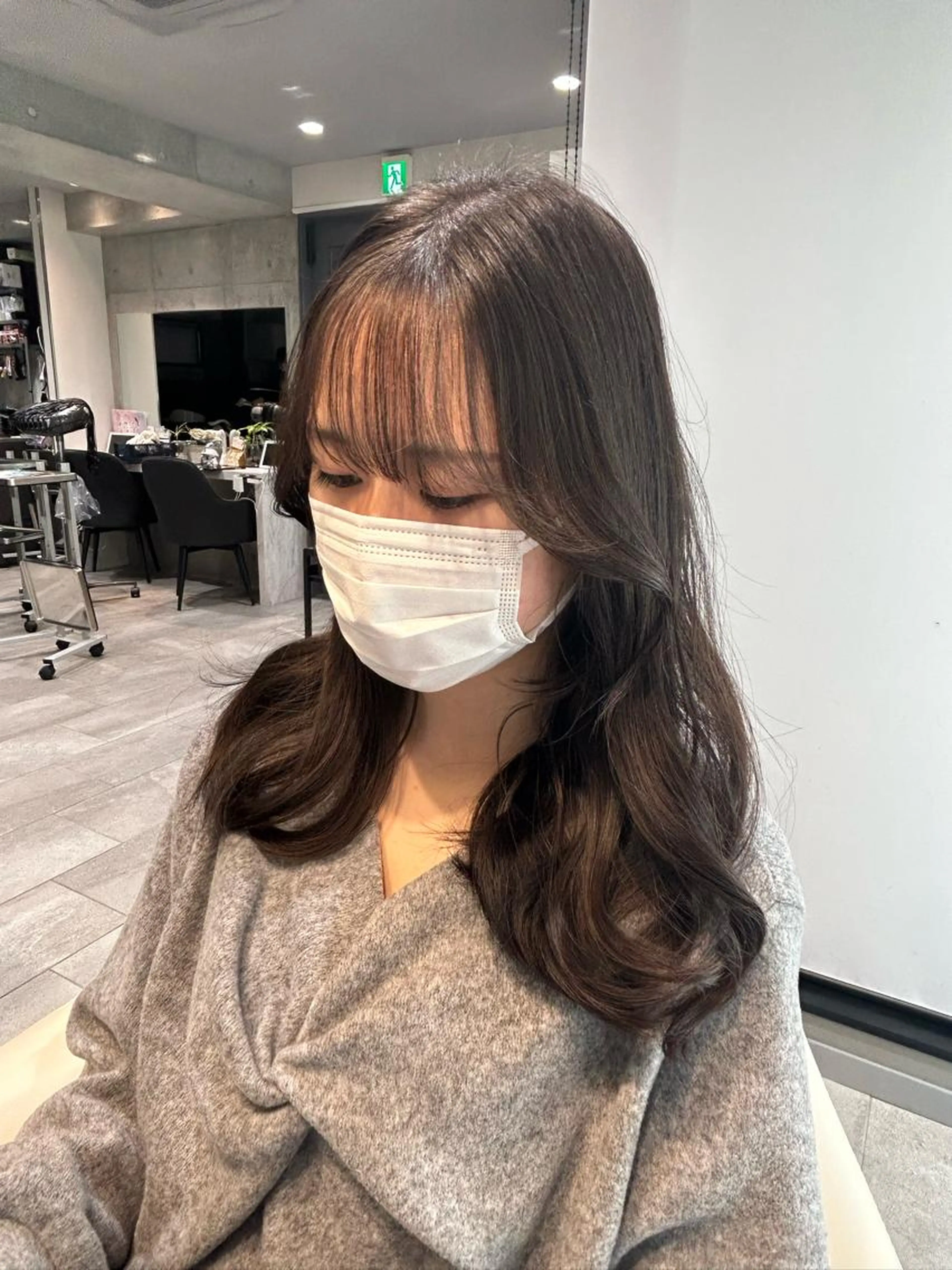 🩵シングルカラー＋カット🩵の写真