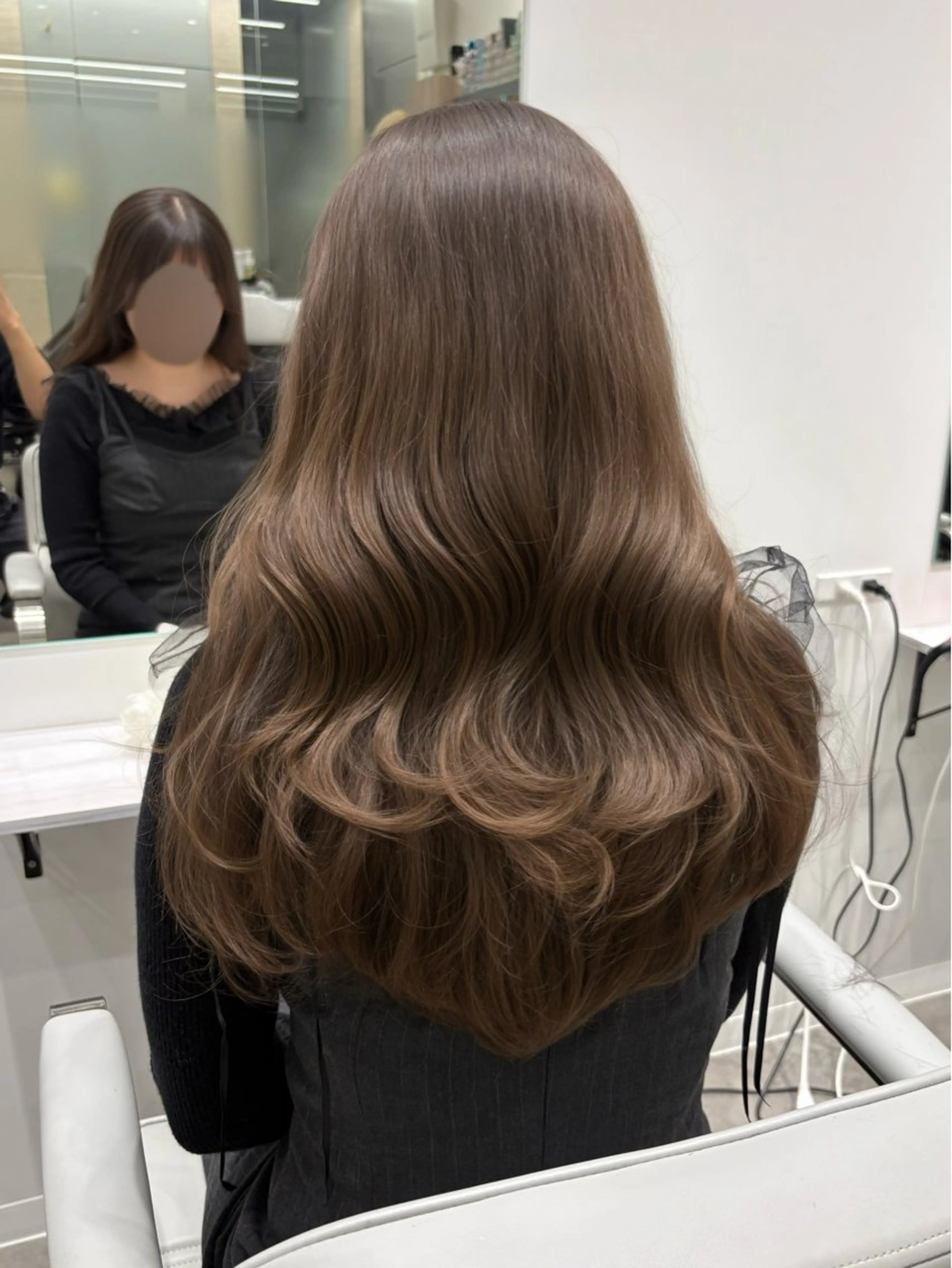 ロング カラー 透明感カラー レイヤーカット 似合わせカット カット ヘアカラー トリートメント PULSE yokohama所属・横浜駅/韓国レイヤー カット/髪質改善のヘアスタイル