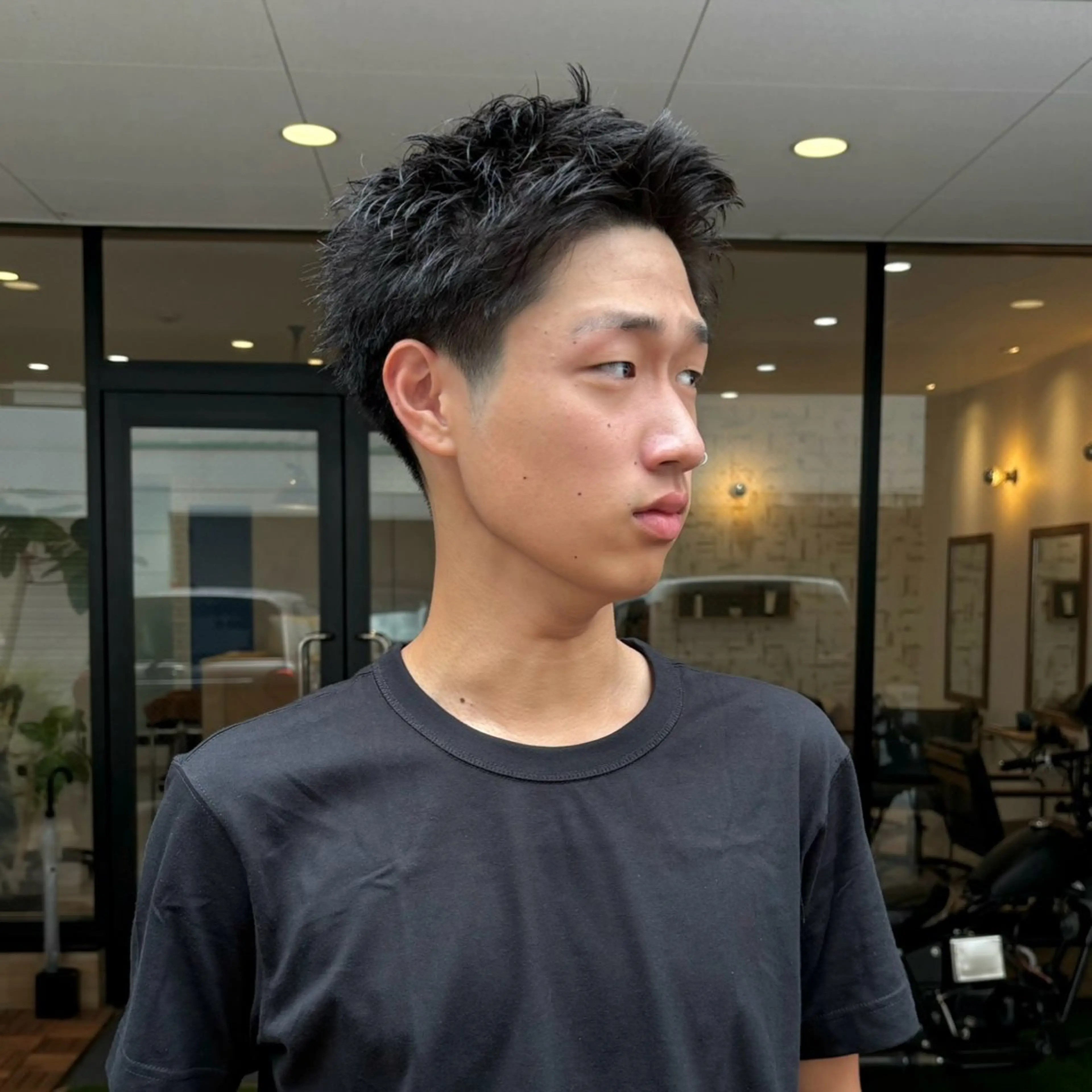 メンズ メンズショート スパイキーショート カット 【メンズ専門 】村斎　伶次のヘアスタイル