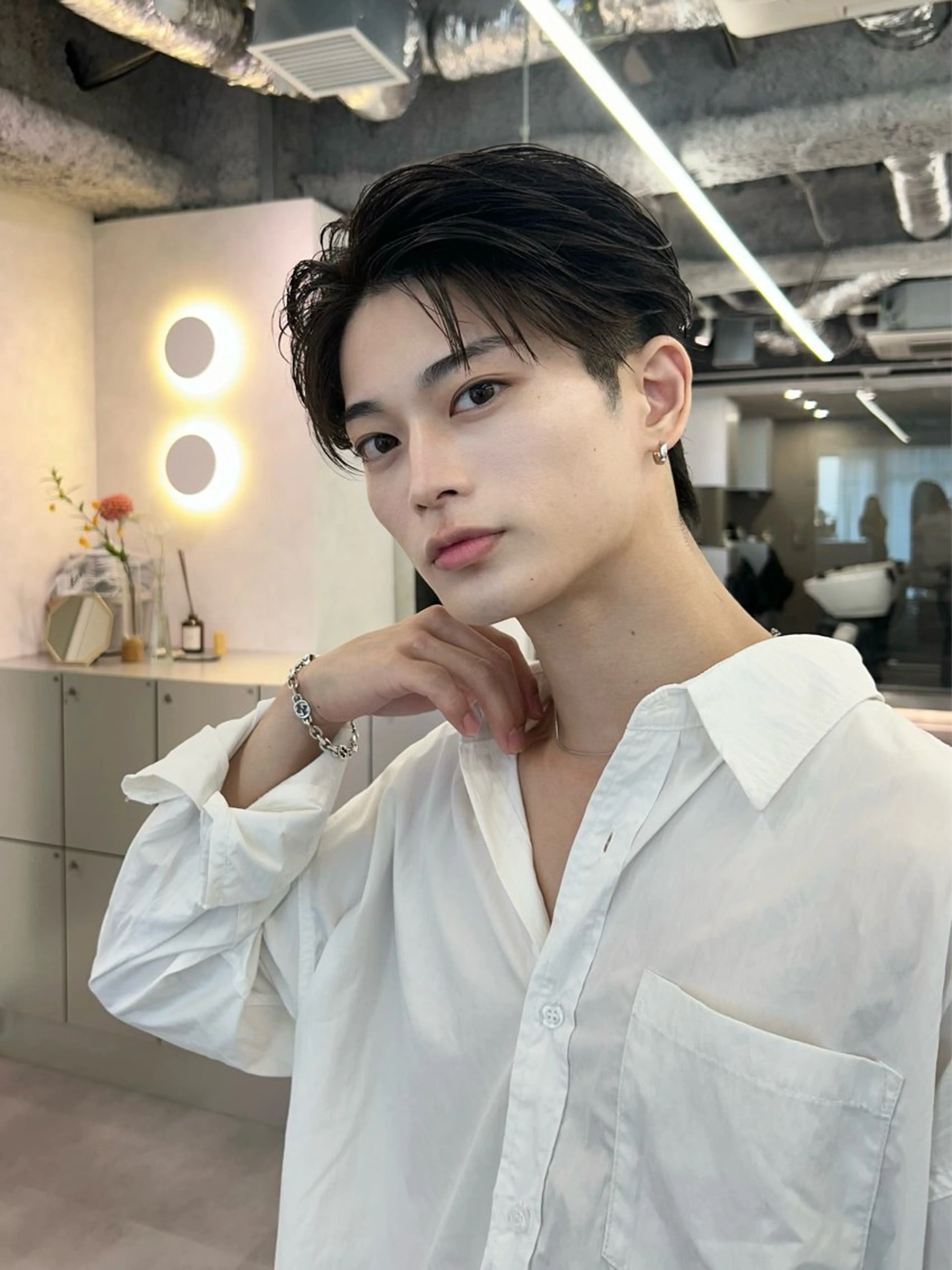 メンズ カット 縮毛矯正 横浜メンズ特化 田中リョウのヘアスタイル