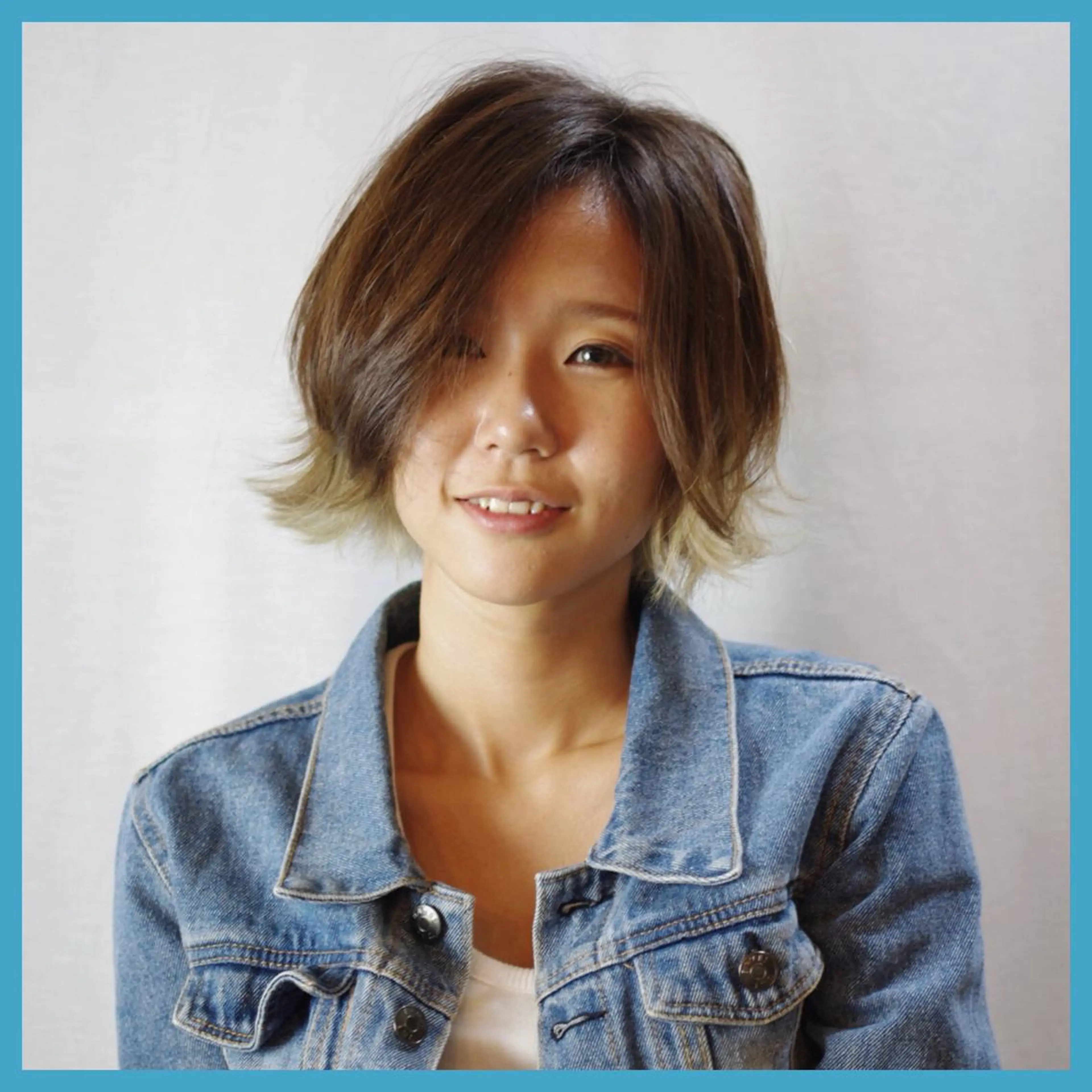 ショート カラー ブラウンカラー インナーカラー OZAWAYA所属・小沢 佑次のヘアスタイル