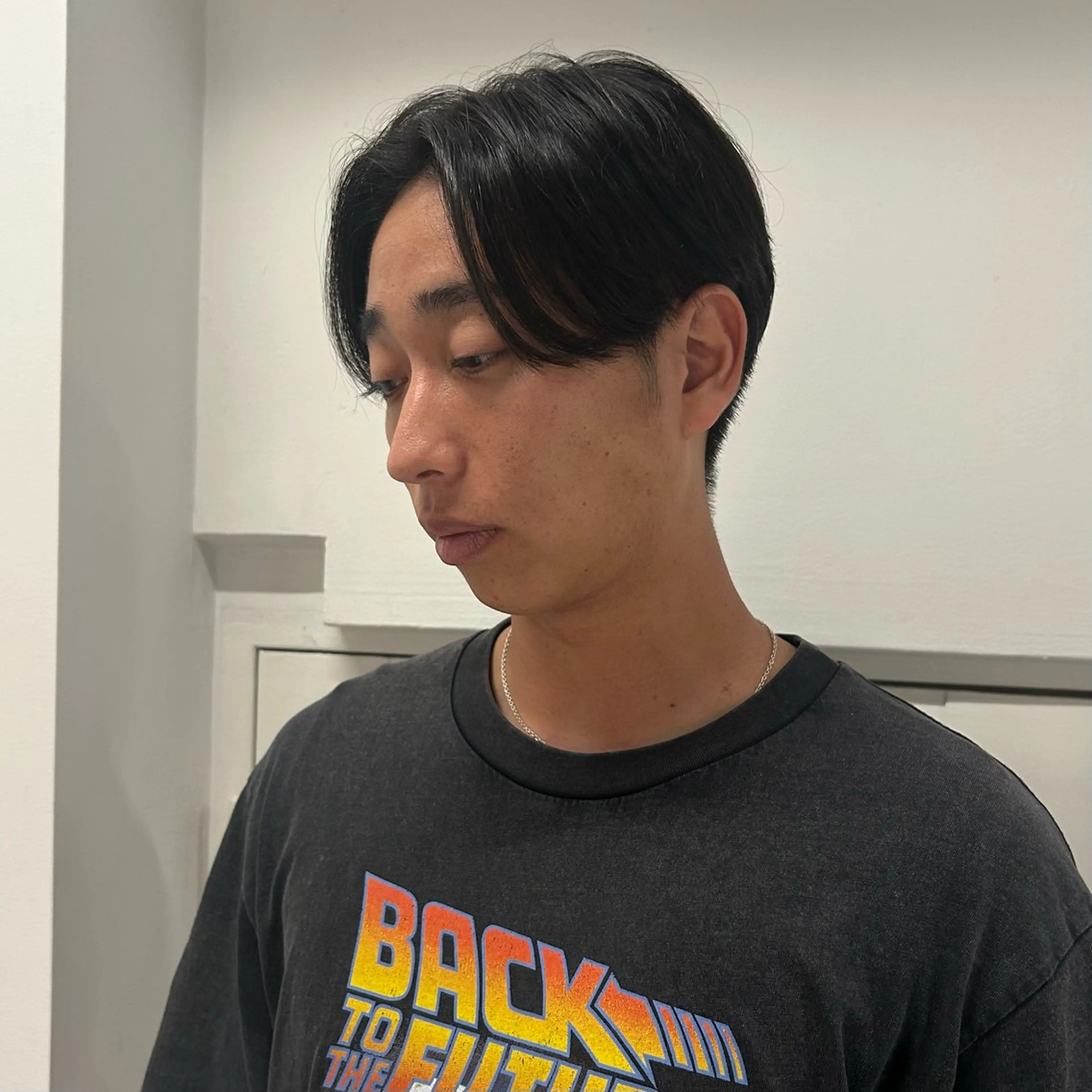 メンズ センターパート 刈り上げ 🪐メンズモデル募集 | オカモトノア🪐のヘアスタイル