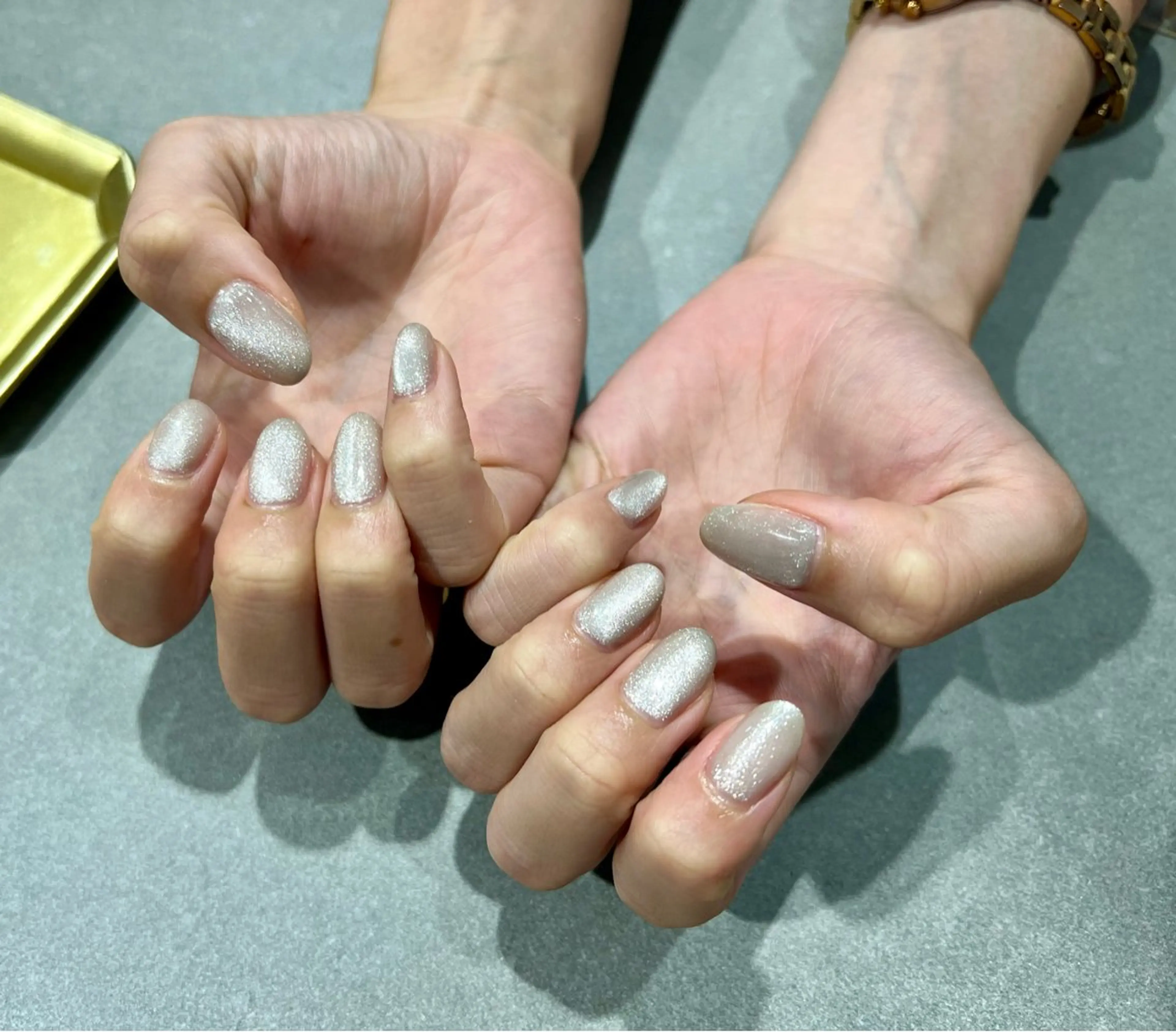 ネイル マグネットネイル ＆robe銀座 🪽tsuki🪽のネイルデザイン