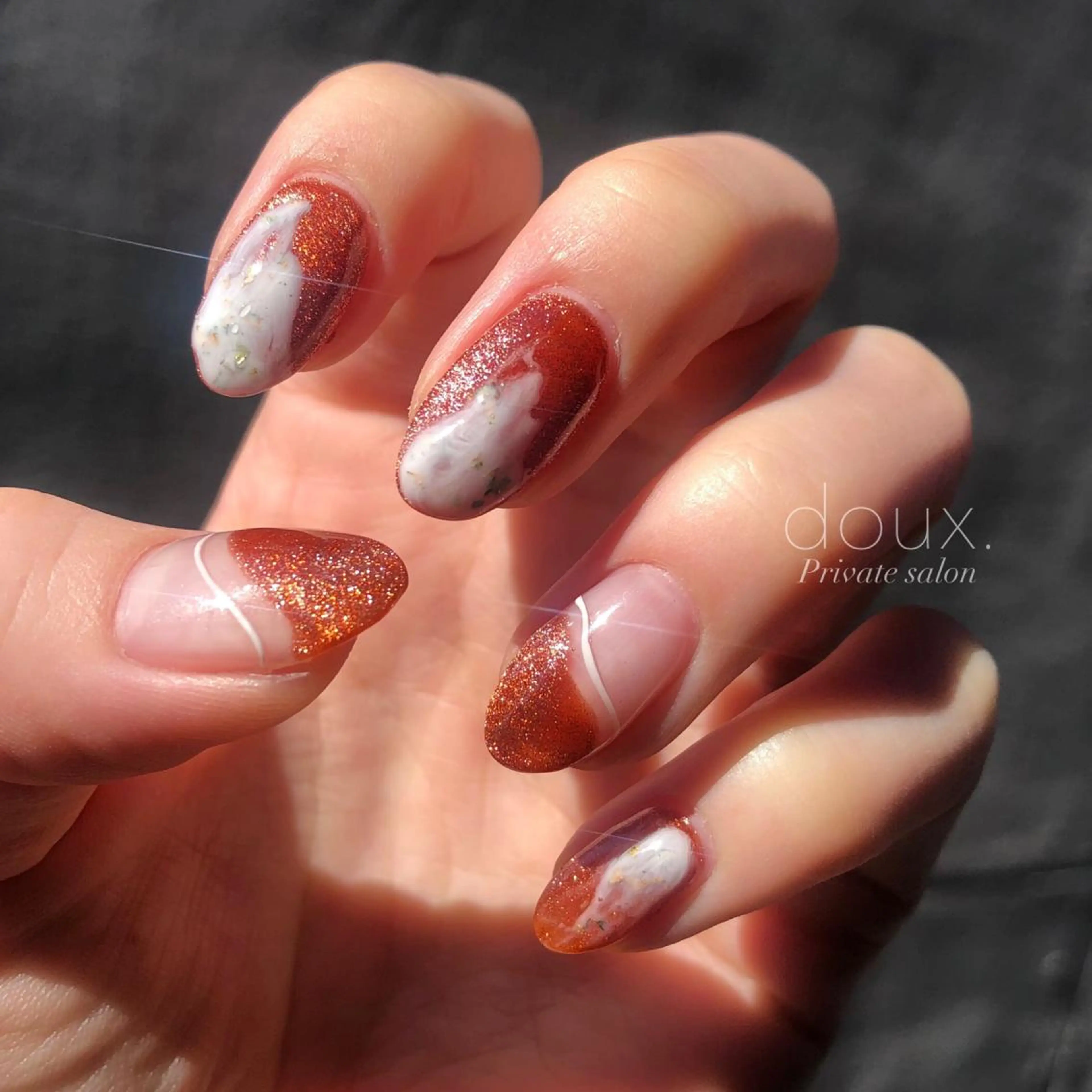 ネイル マグネットネイル doux. nailのネイルデザイン