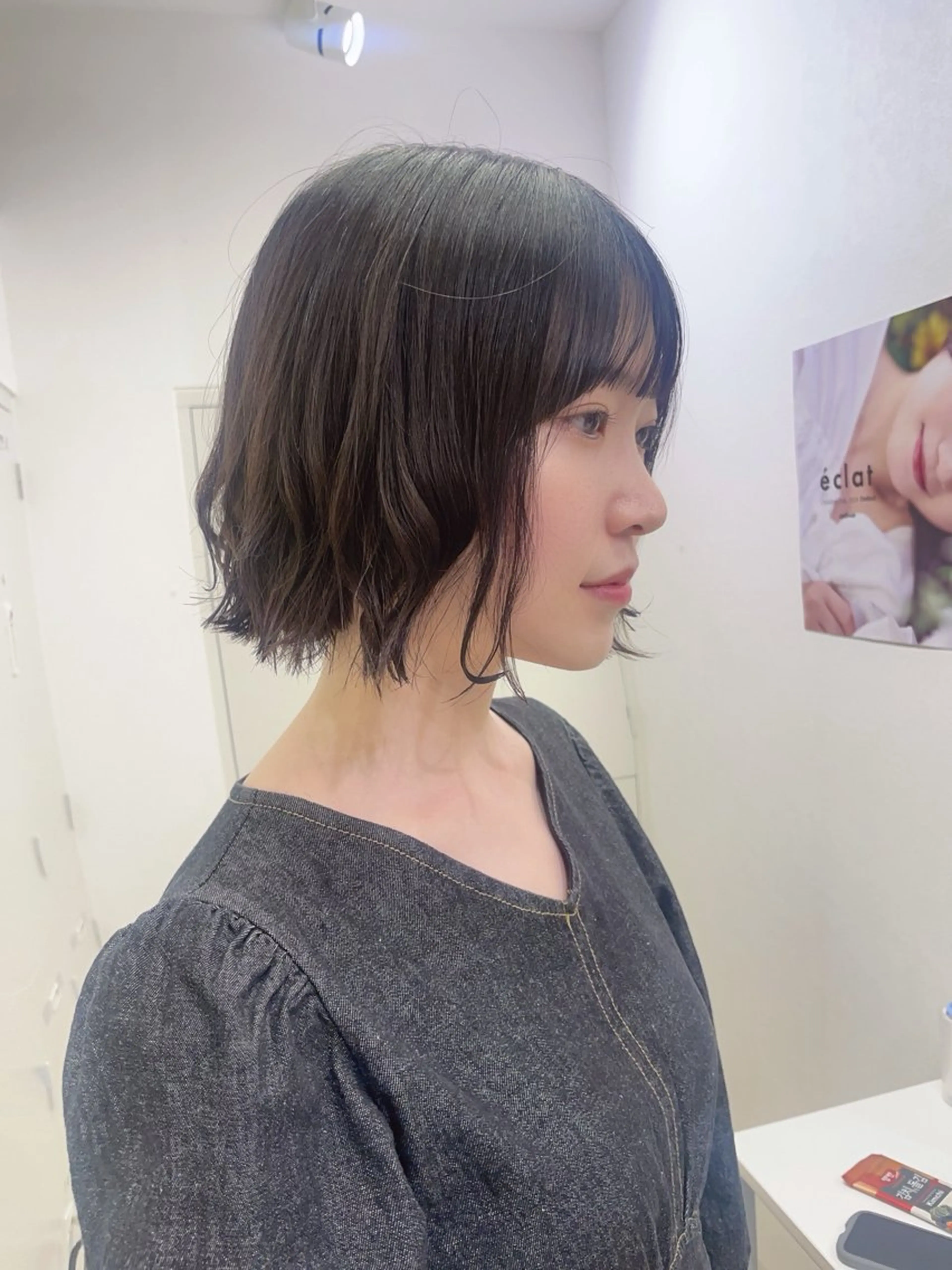 ミディアム カラー カット ヘアカラー 福島成美/髪質改善 縮毛矯正/カラーのヘアスタイル