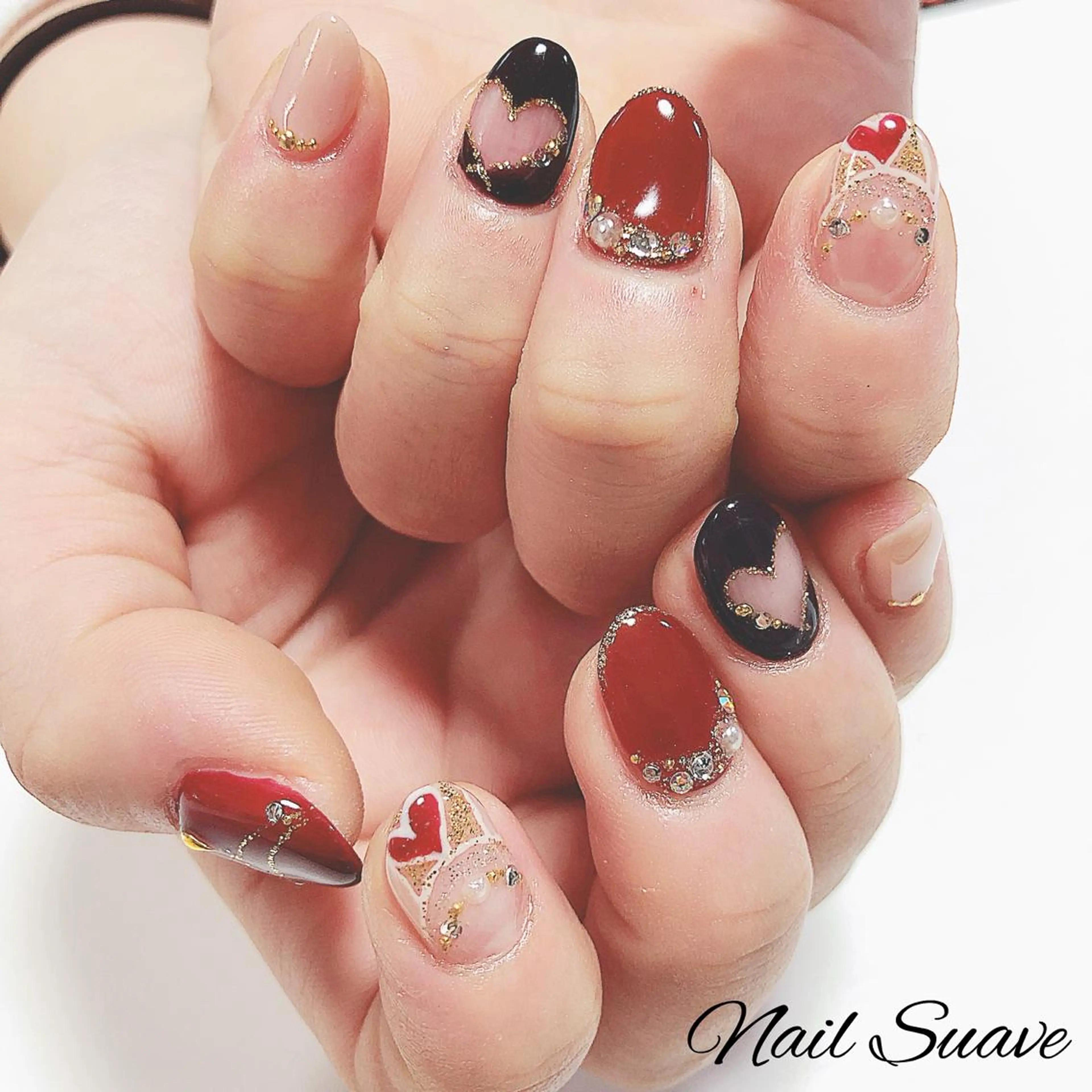 ネイル バレンタイン Nail Suave (シュアーヴ)のネイルデザイン