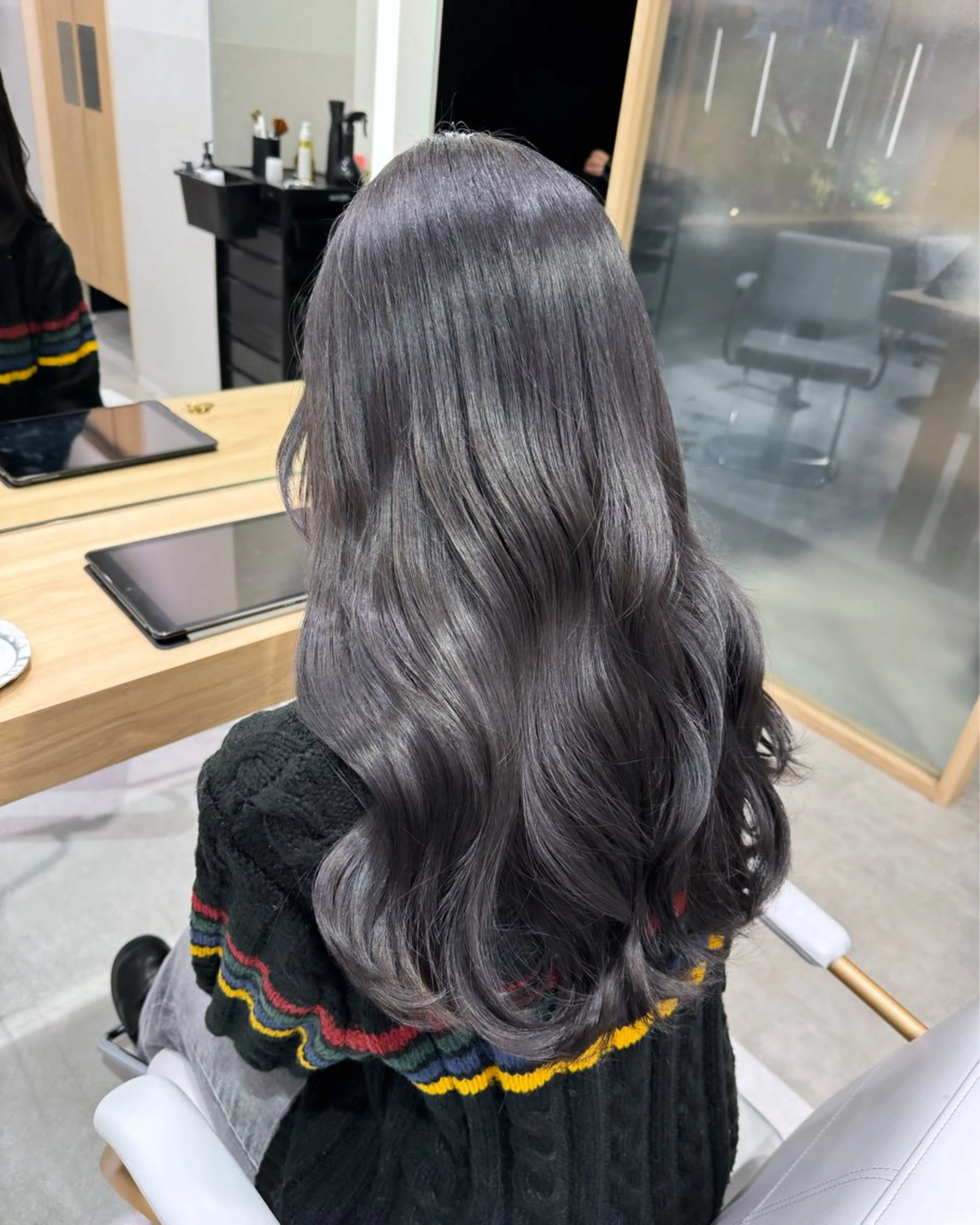 【🩶2回目以降🩶】艶髪ワンカラー➕プレトリートメント✨️90分＃ワンホンスタイルの写真