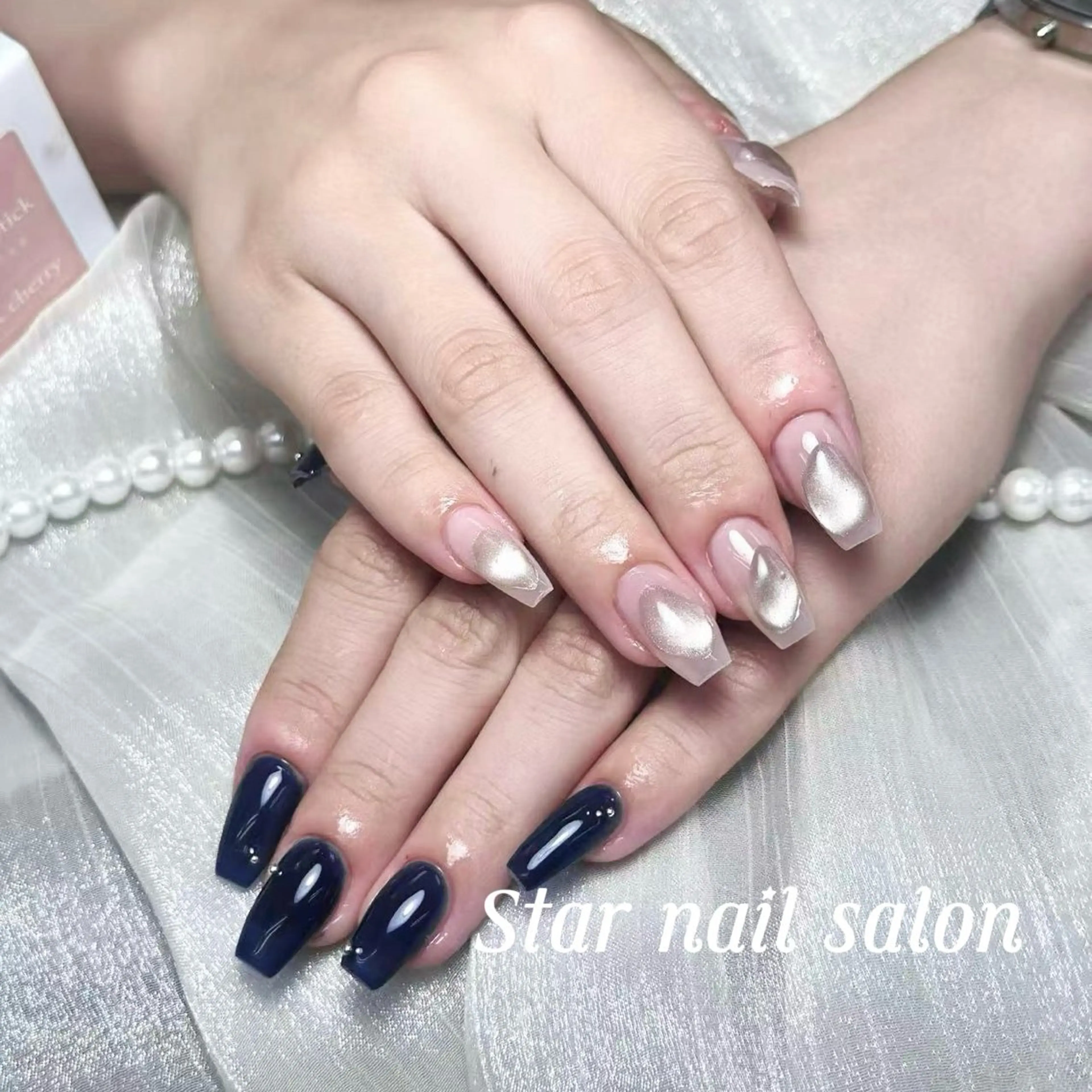 🦋NEW OPEN🦋チップ長さだし持ち込みデザイン12980 【期間限定 】9980の写真