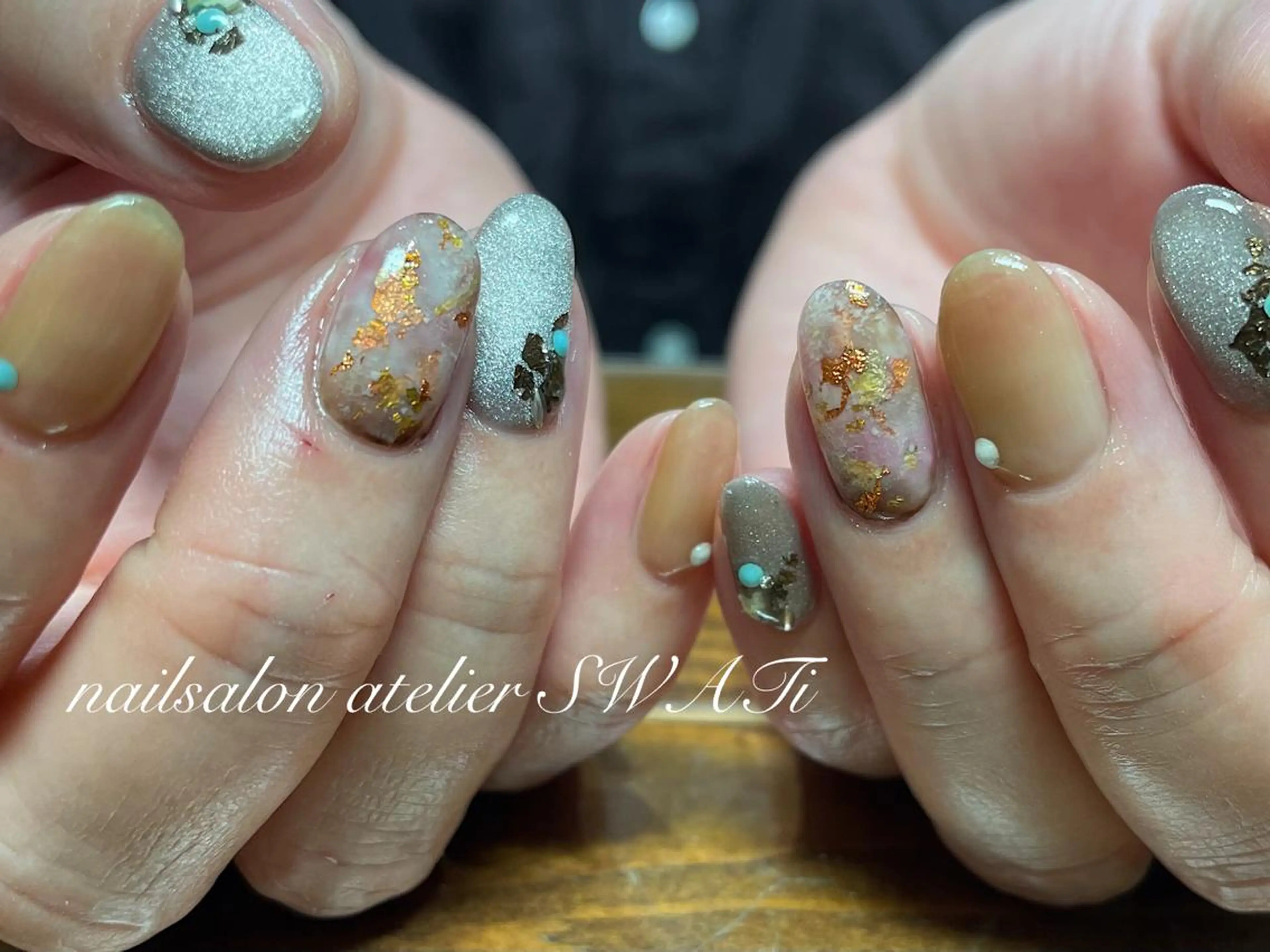 ネイル ヘアーサロン大野所属・nailsalon SWATiのネイルデザイン