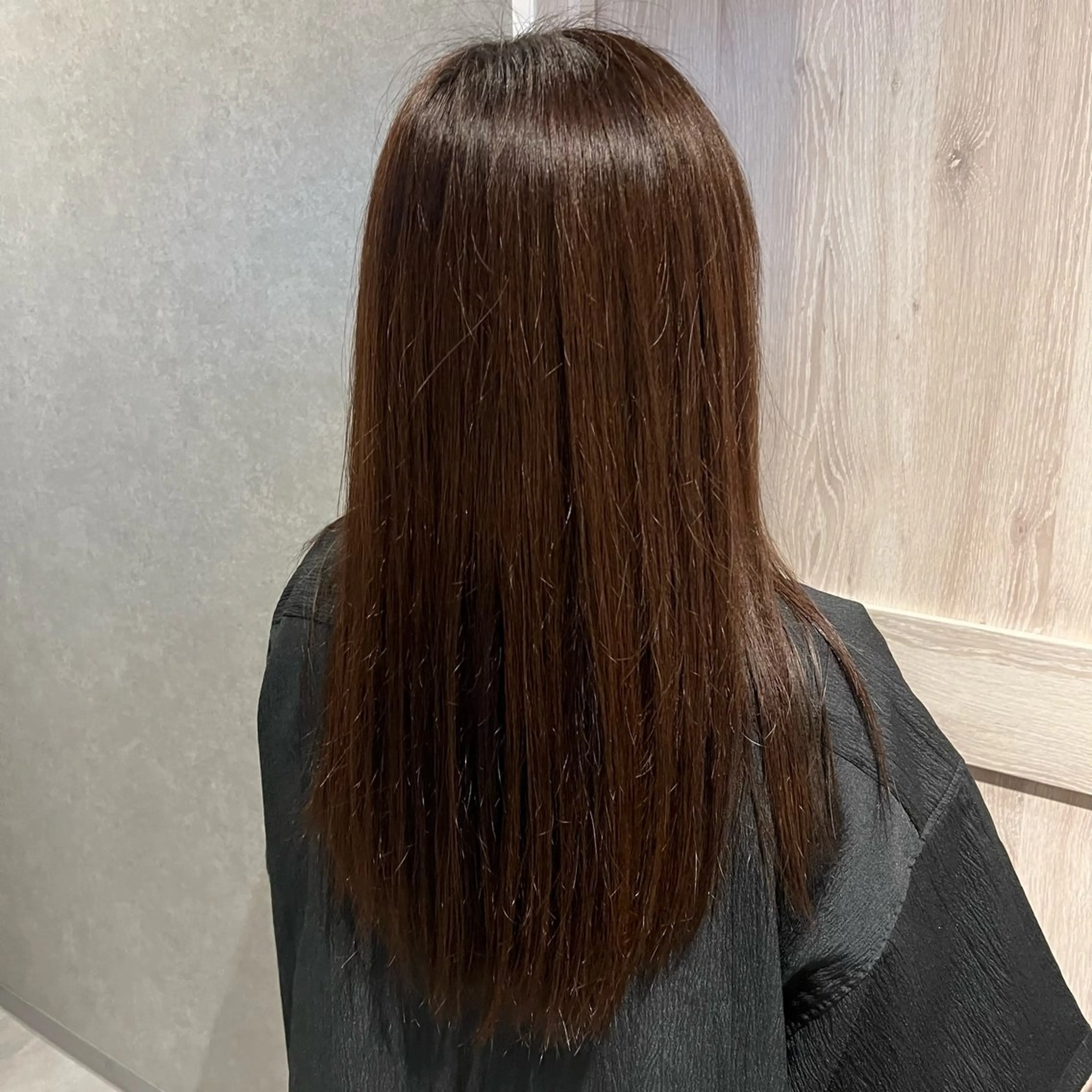 ロング カット ヘアカラー トリートメント Applause ミナのヘアスタイル