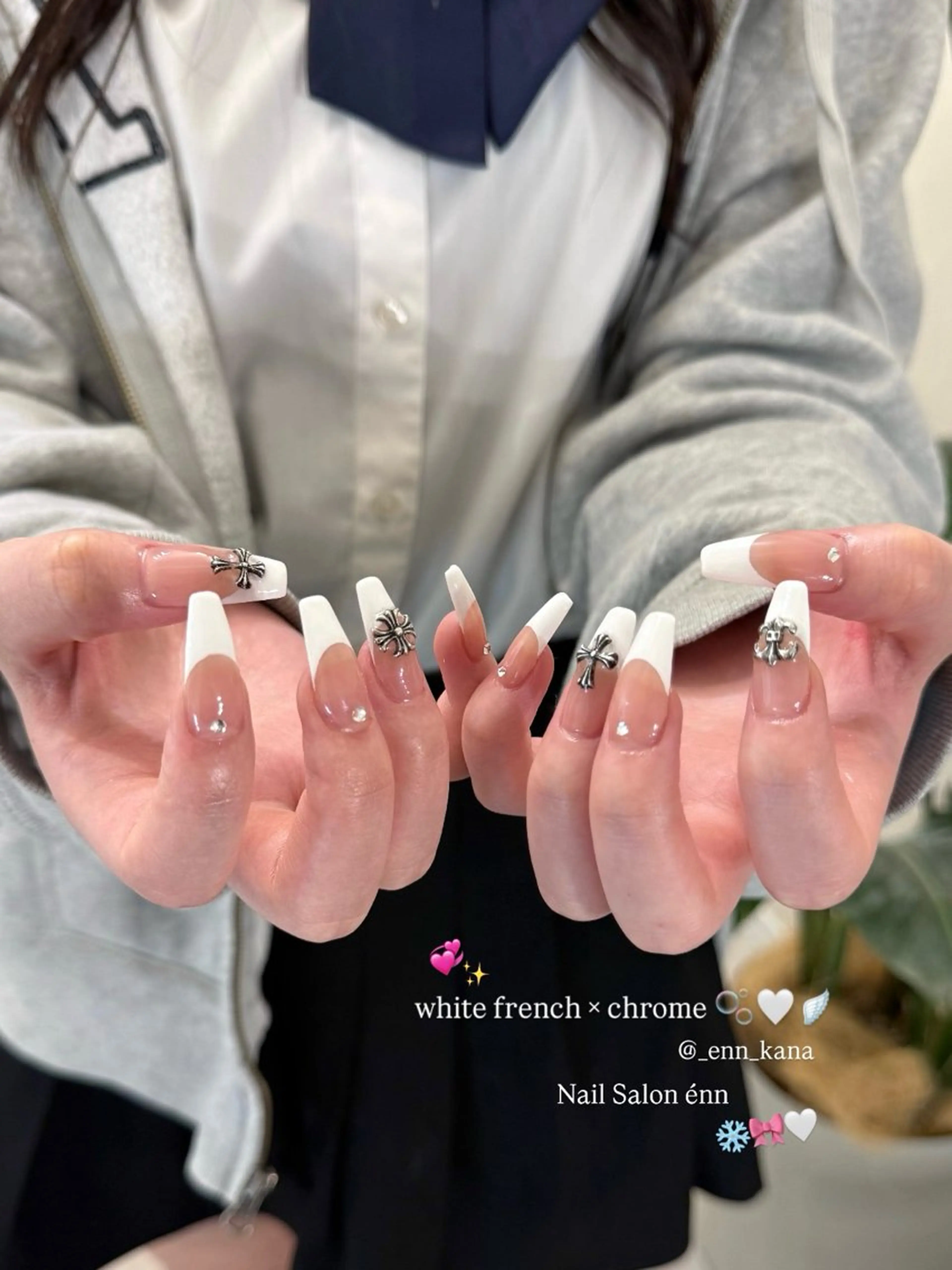 【オフなし】フレンチネイルの写真