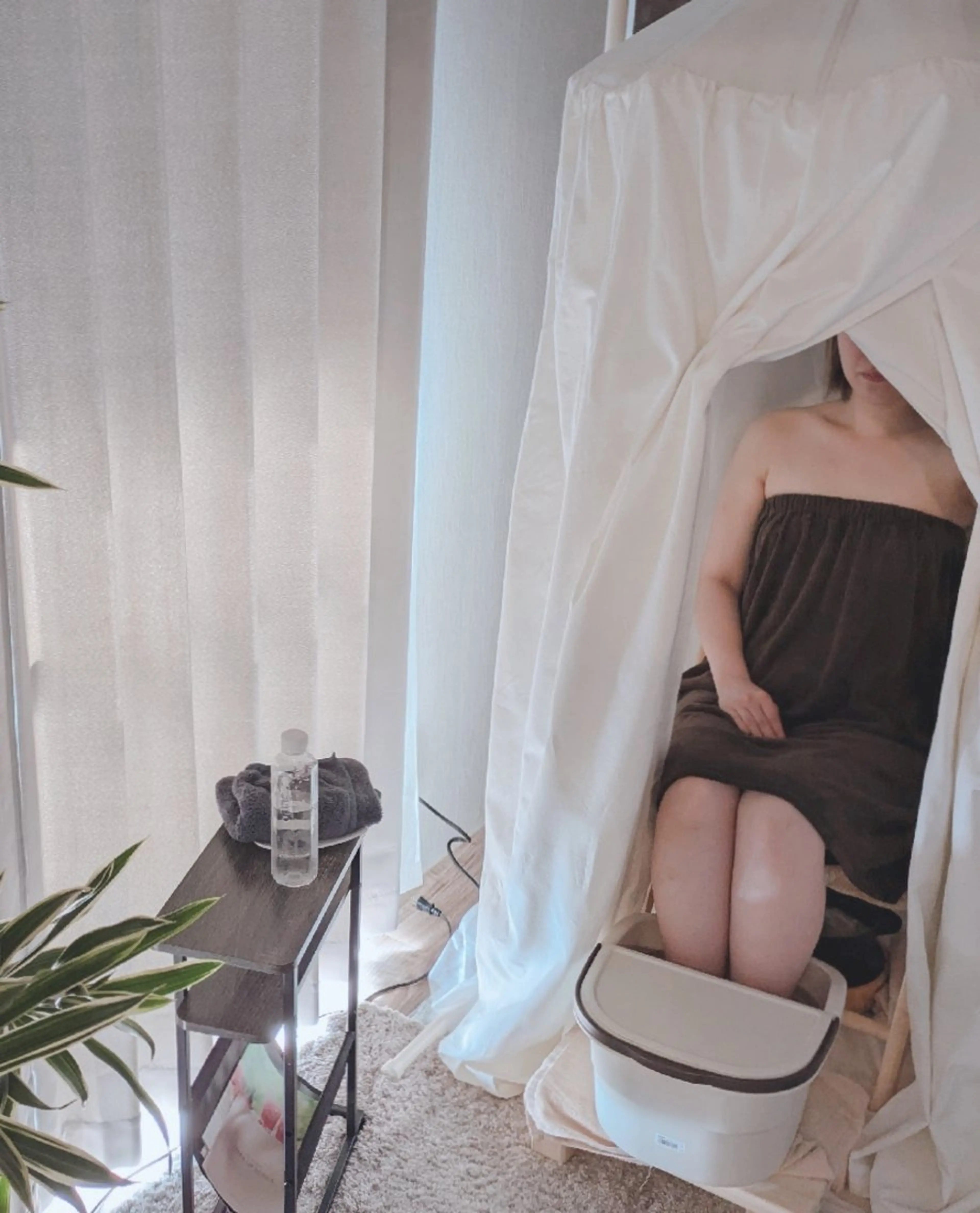 【温活&巡り🌿ハーブテント】40分お着替え含むの写真