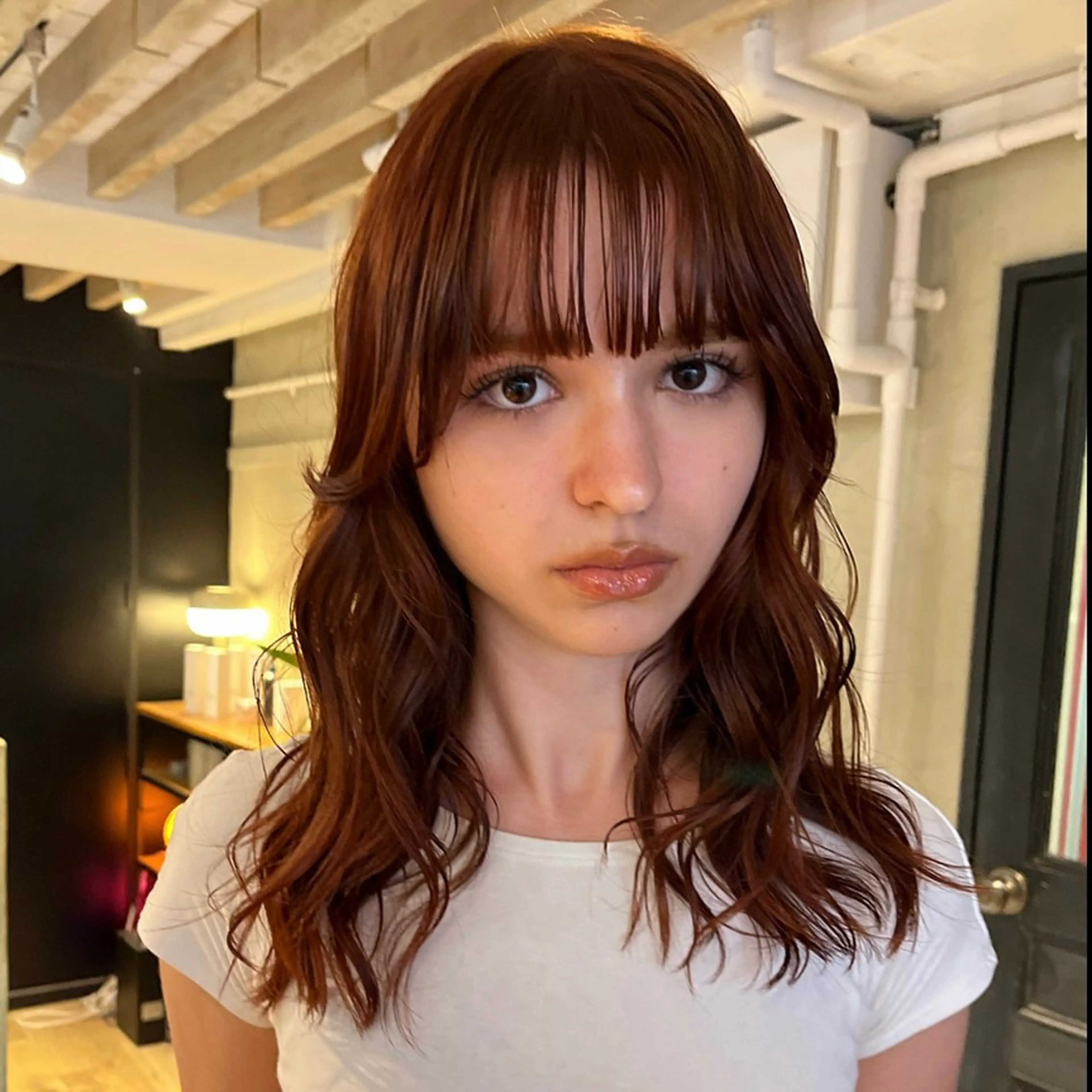 セミロング カラー ヘアカラー トリートメント ボブハイトーン🦖 デザインMAMIのヘアスタイル