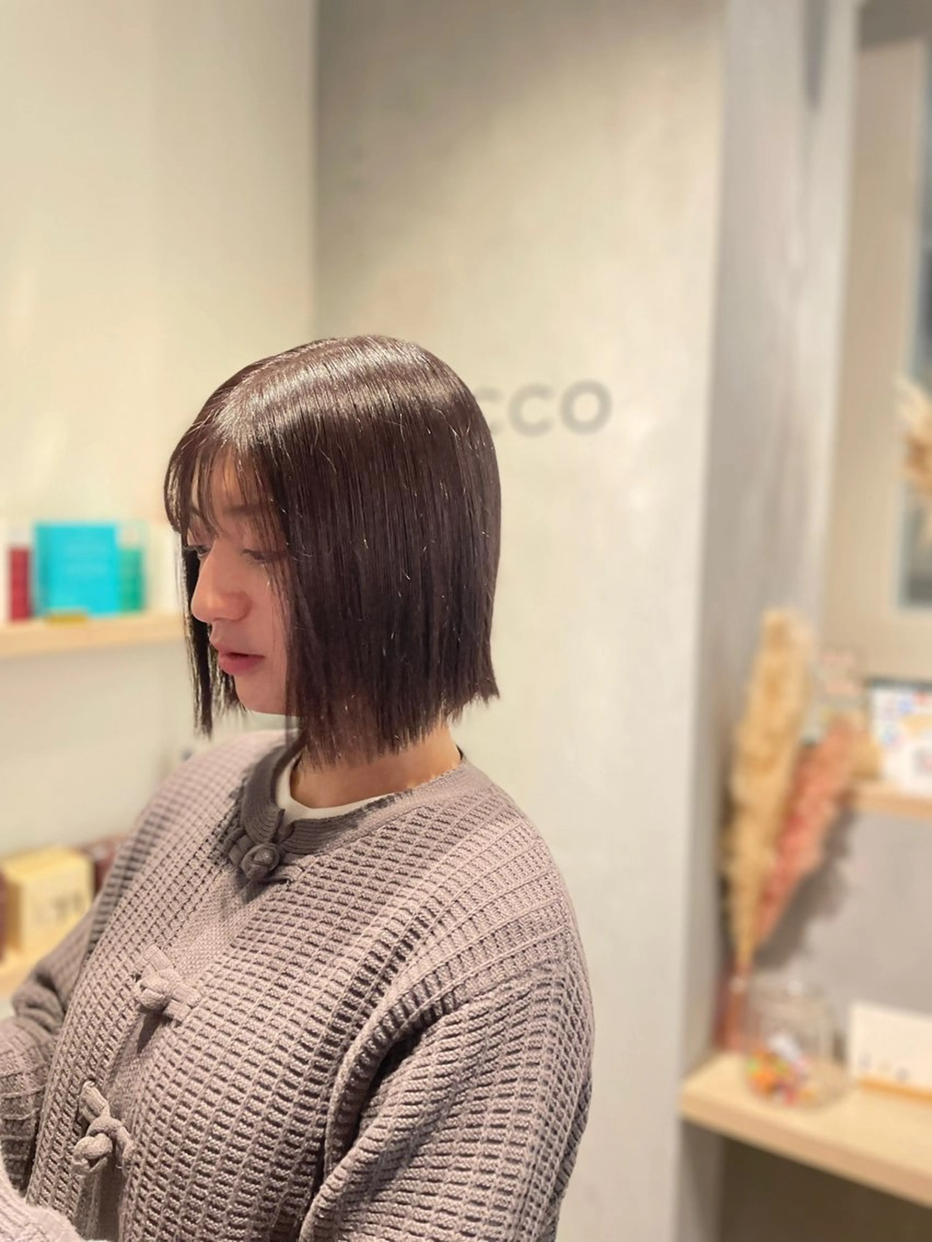 ショート ヘアカラー トリートメント アイナ ROCCOのヘアスタイル