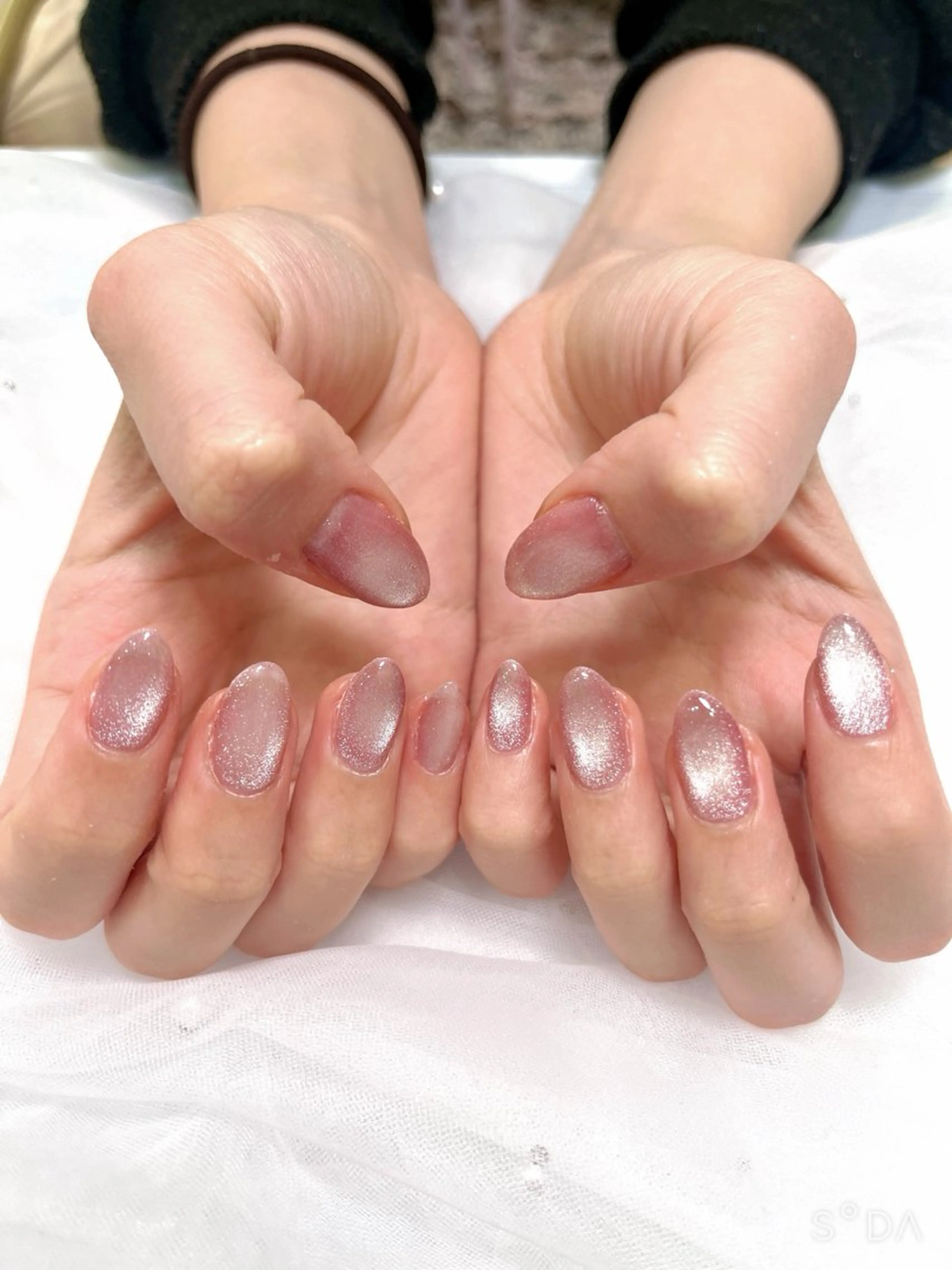 ネイル キラキラネイル エルバイノリコ加藤 パラジェル取り扱い店のネイルデザイン