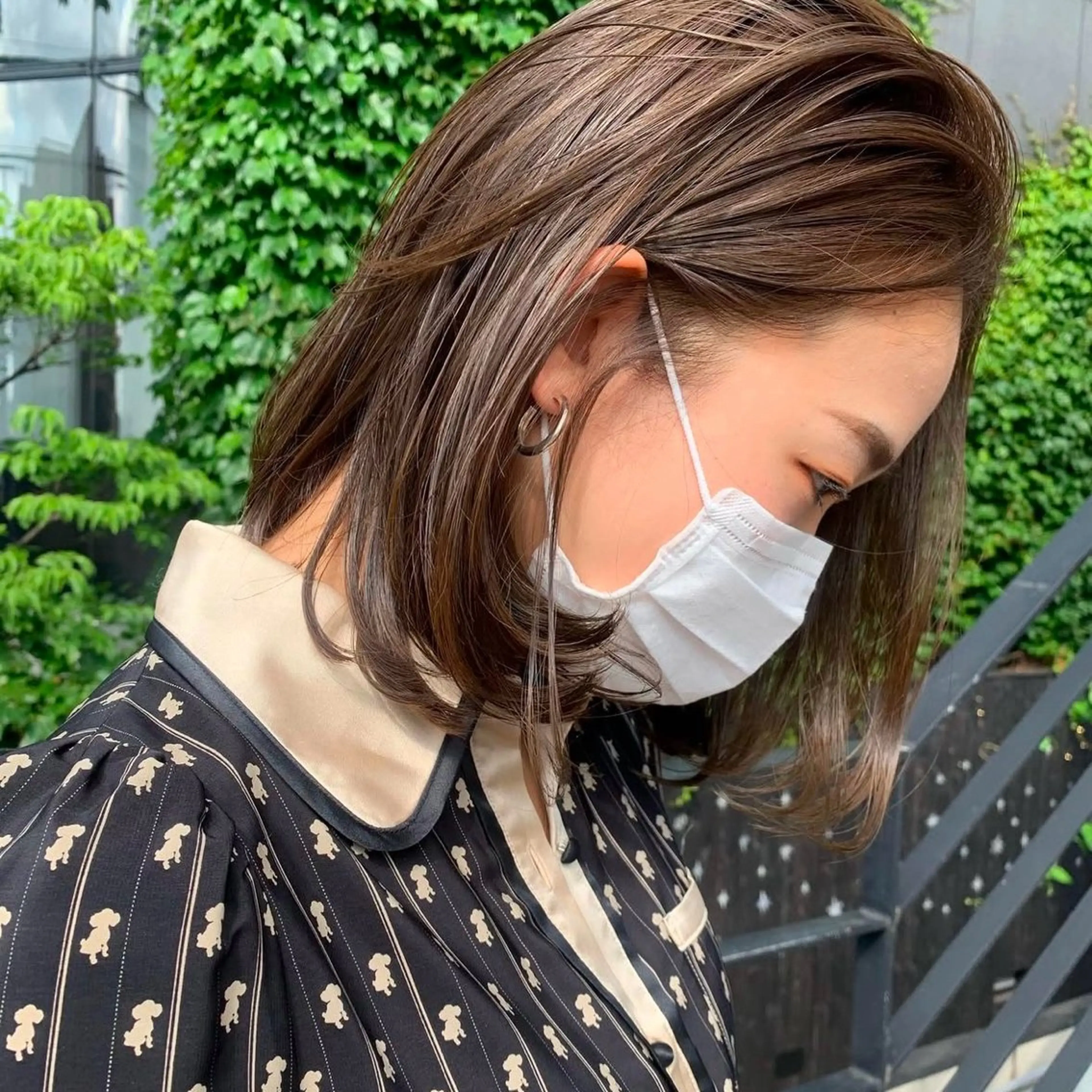 ミディアム ヘアカラー ULTOWA🩵 佐取歩のヘアスタイル