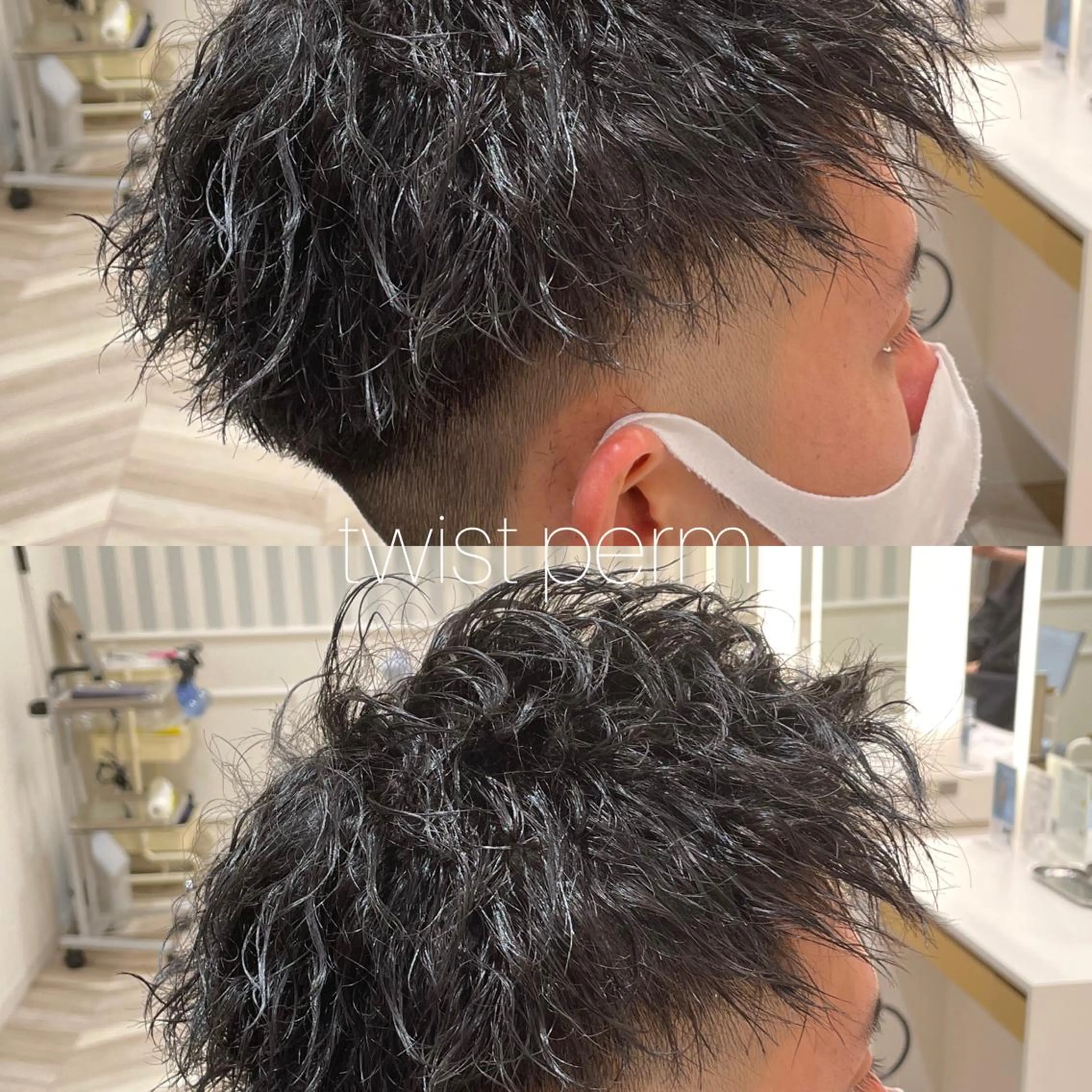 パーマ メンズ カット ヘアカラー 淡路.上新庄/透明感 .艶カラー/野口春貴のヘアスタイル