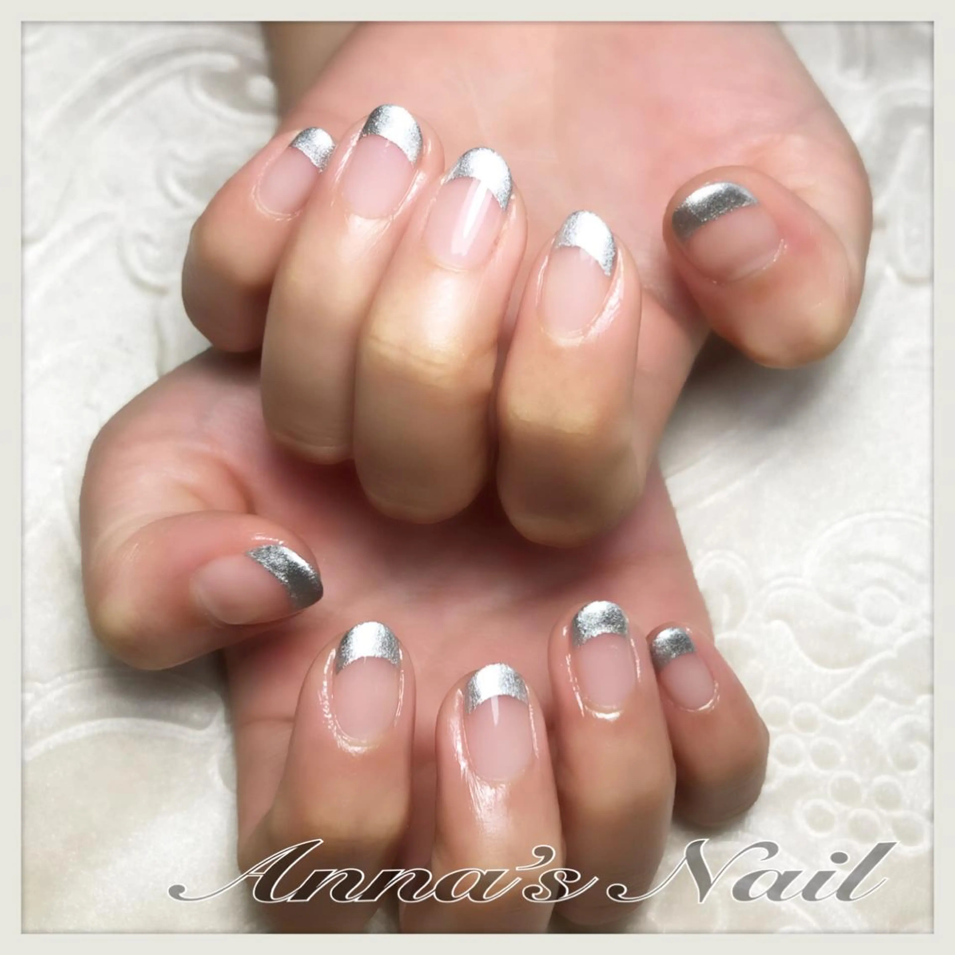ネイル フレンチネイル Anna’s Nail所属・清口 杏奈のネイルデザイン