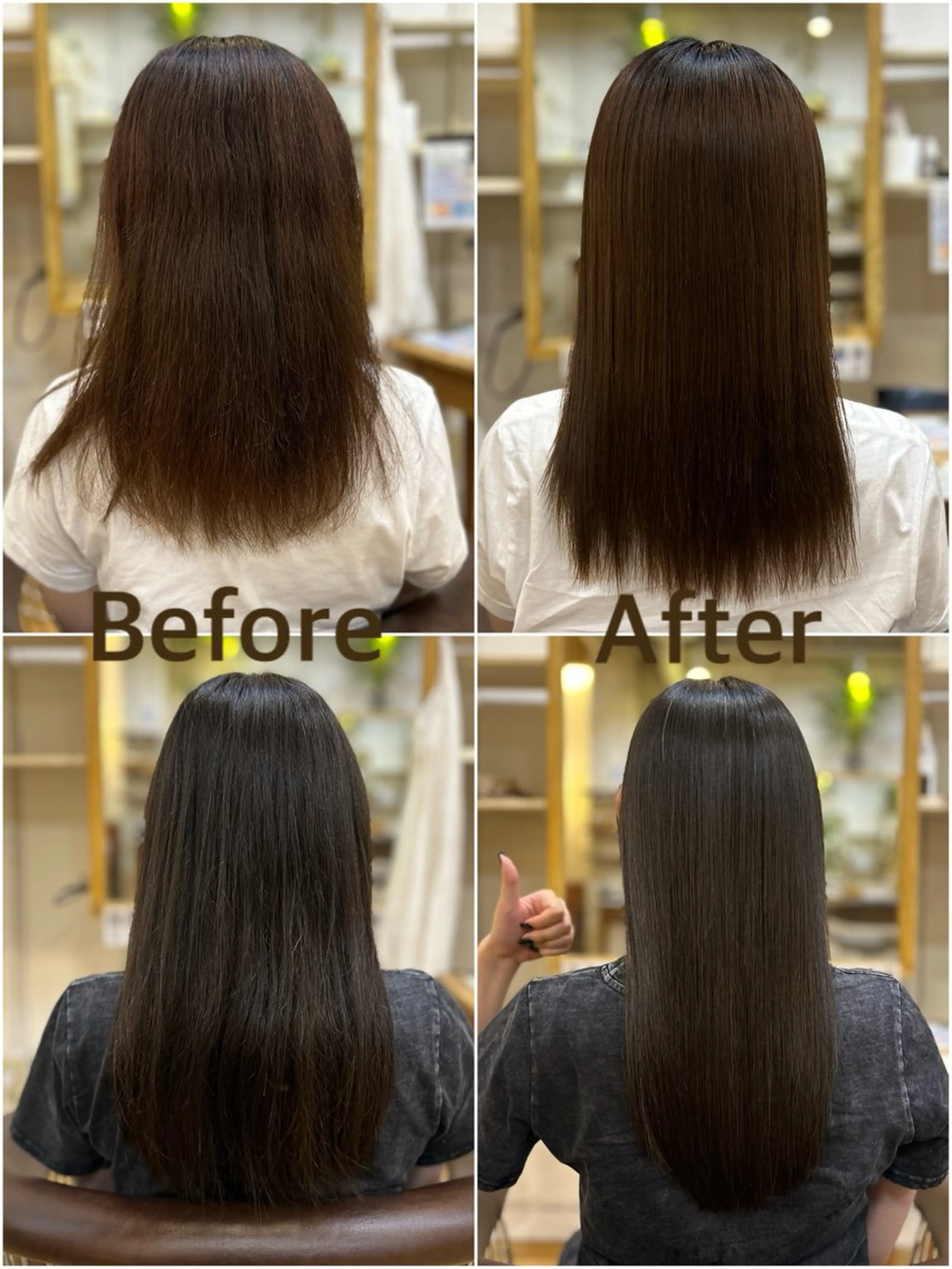 セミロング 酸性ストレート MASHU所属・レイヤーカット🌟 きだに りののヘアスタイル