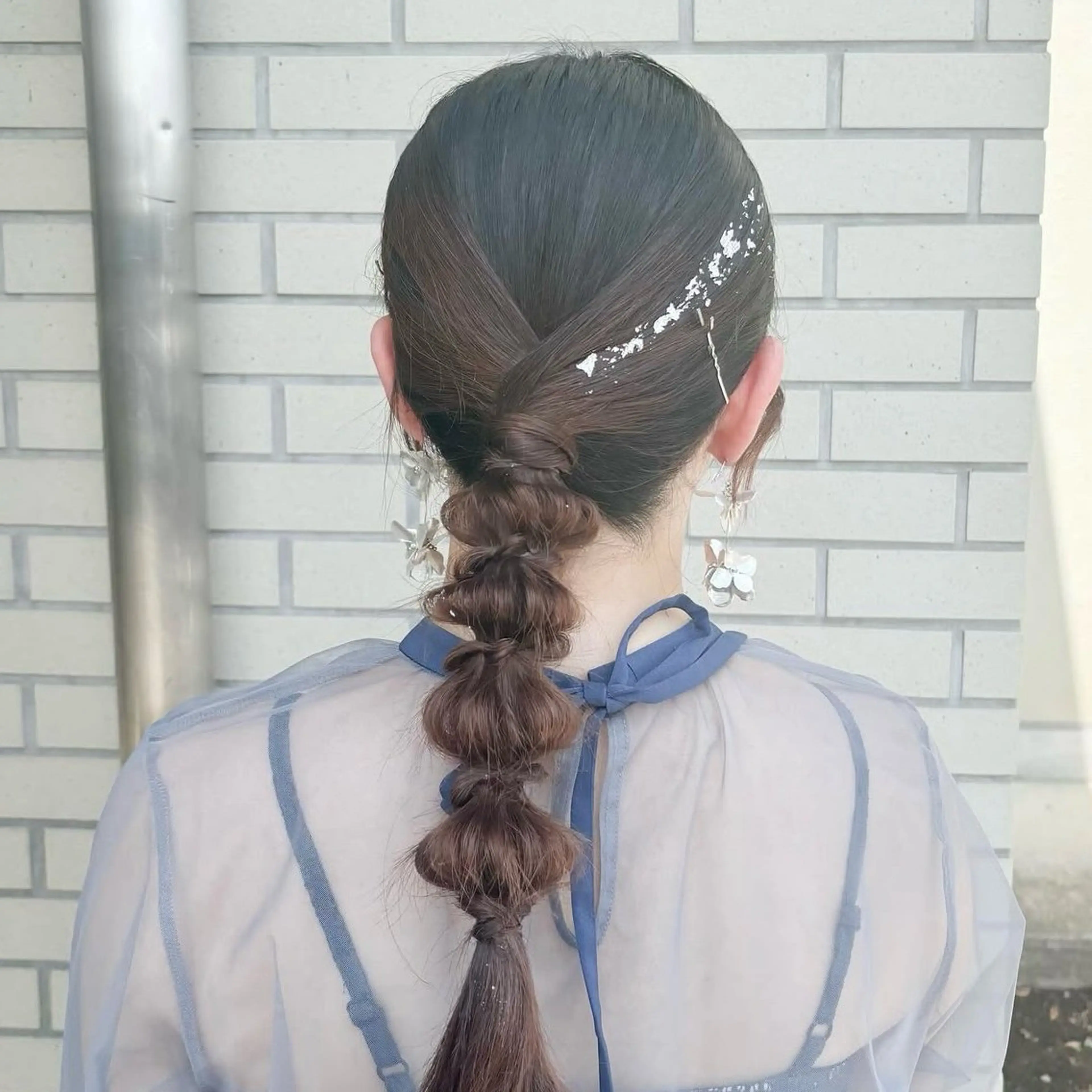 ヘアアレンジ ふんわり透け感カラー ☁🫧コッシーのヘアスタイル