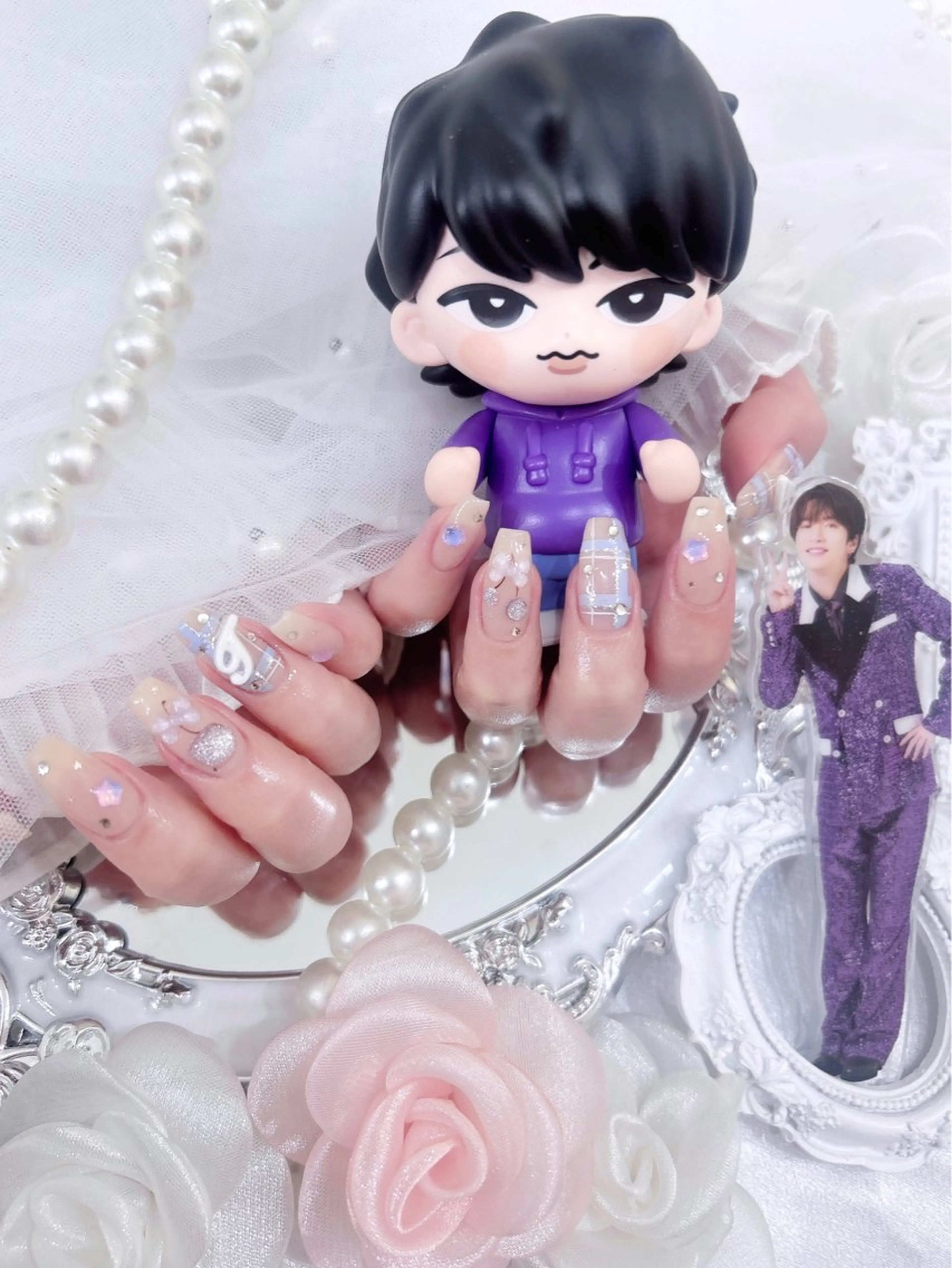 ネイル ハンドネイル ️🫧みつき/ 渋谷/痛ネイル️🫧のネイルデザイン