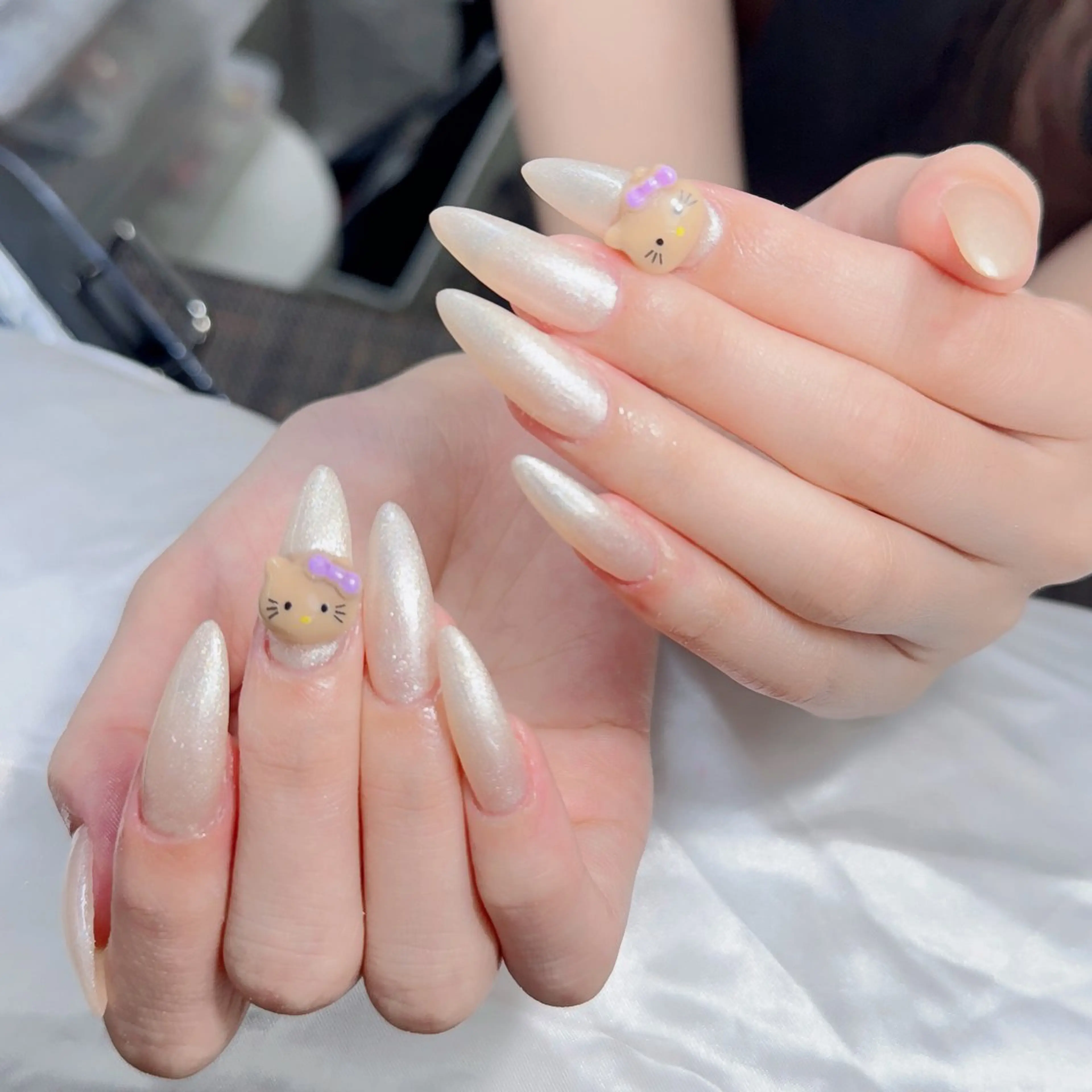 ネイル アートネイル フレンチネイル ジェルネイル 韓国ネイル マグネットネイル ハンドネイル Lenie Nailsのネイルデザイン