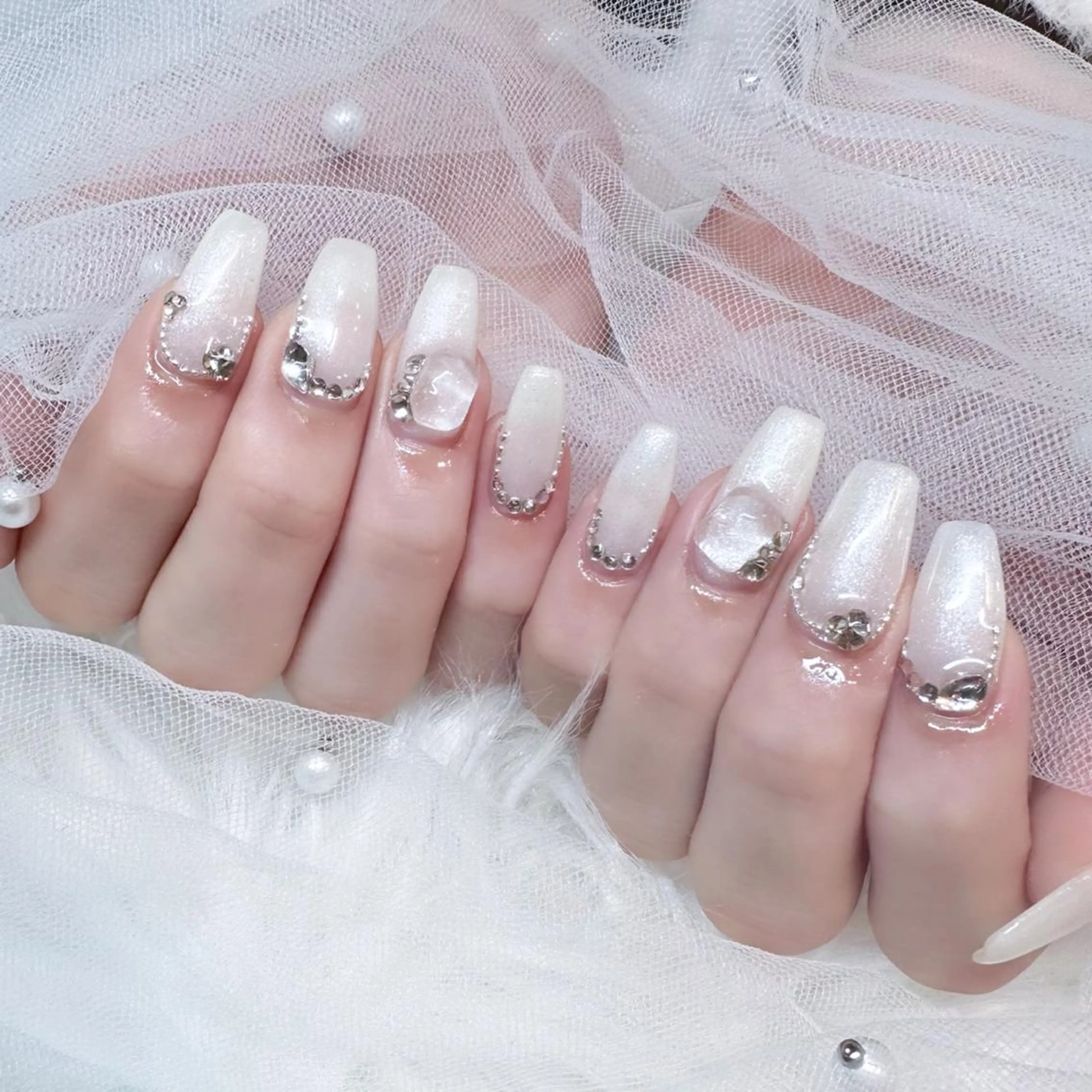 ネイル ジェルネイル 持ち込み ソフトジェル zina 千葉2nd NONのネイルデザイン