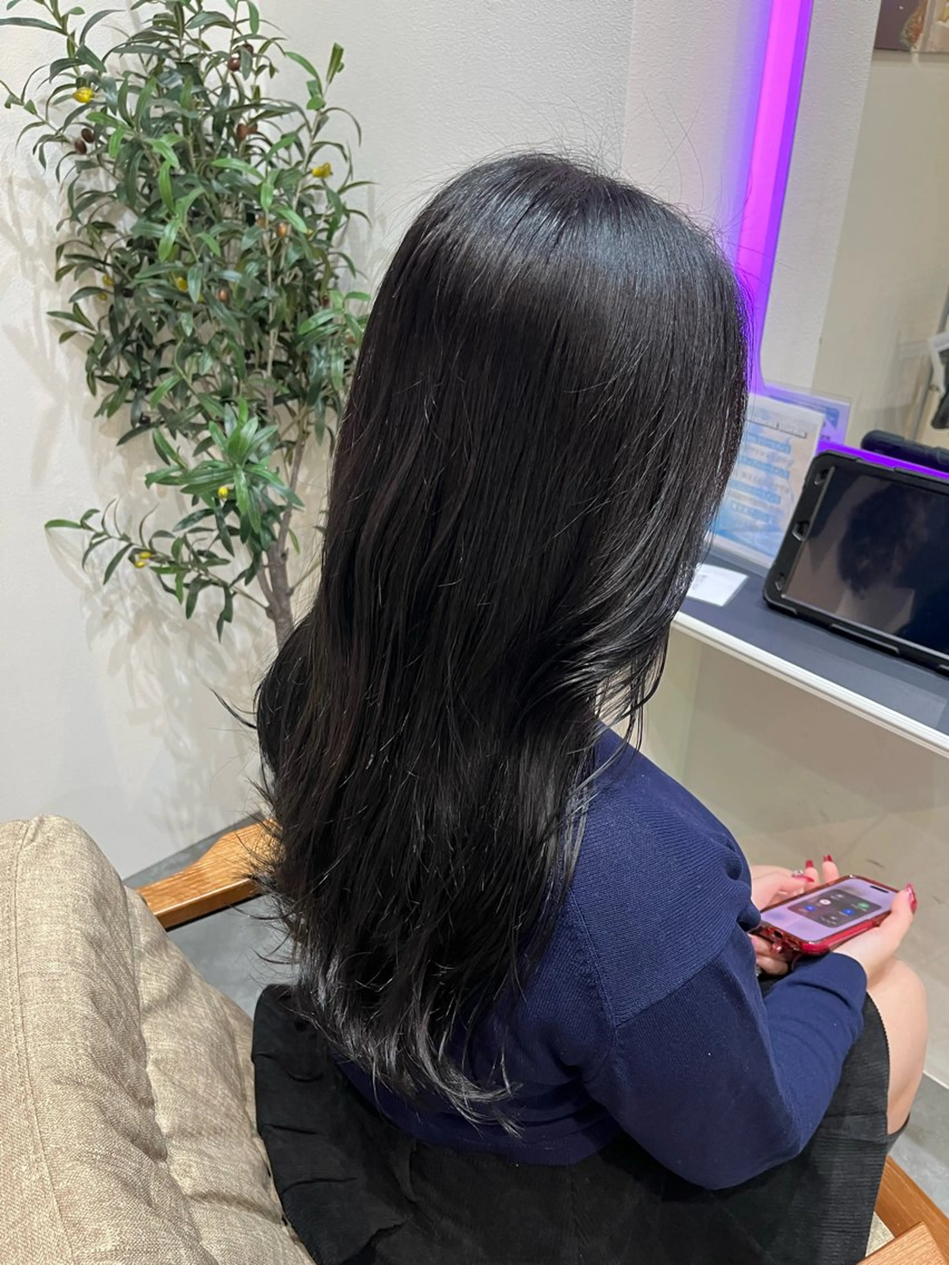 ロング カラー 藤田 詩織のヘアスタイル