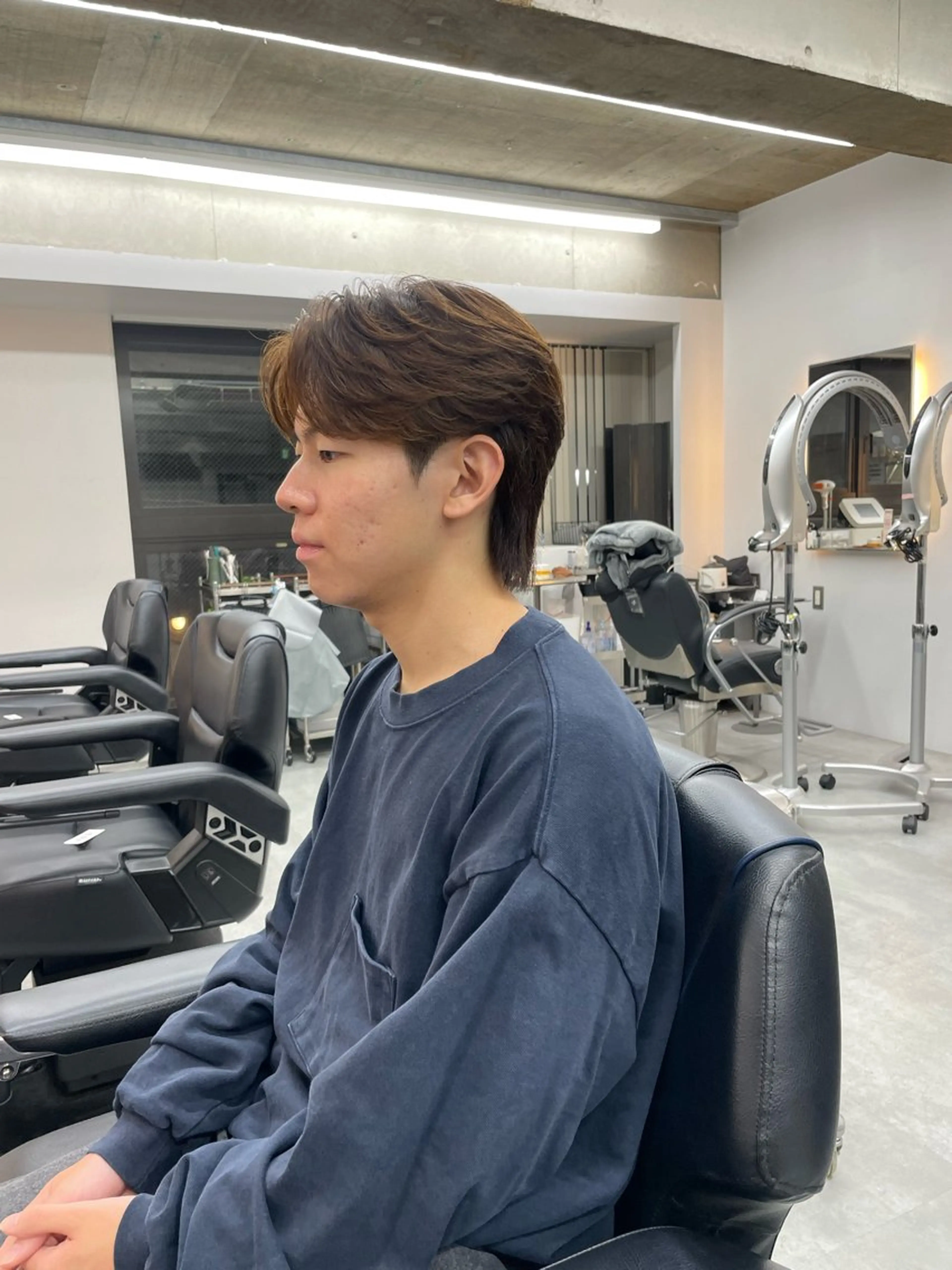 パーマ メンズ 西山 剛のヘアスタイル