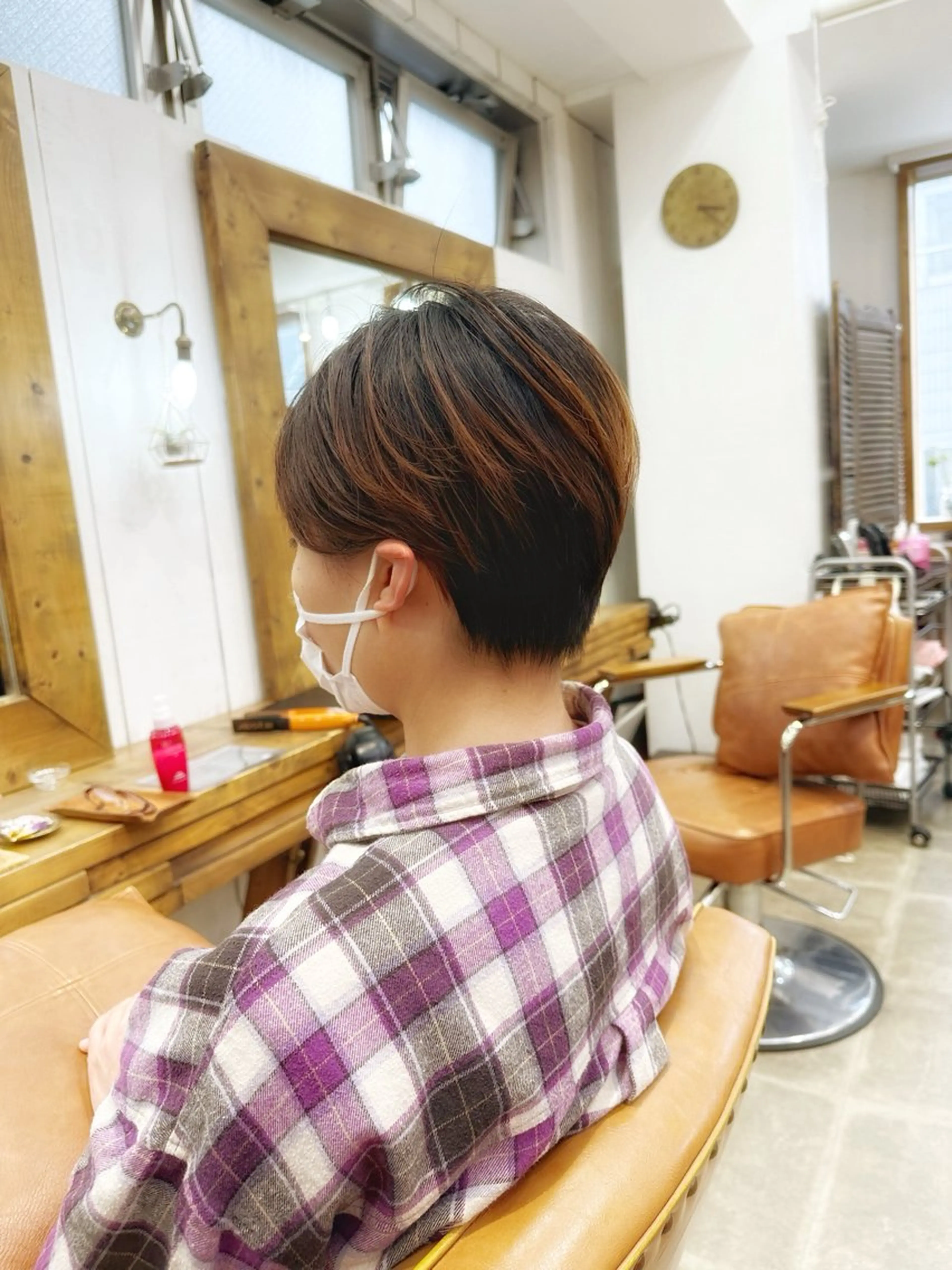 ショート ショートボブ ハンサムショート ボブ くせ毛 ショートヘア newline銀座所属・🍀🍀🍀 金子涼🍀🍀🍀のヘアスタイル