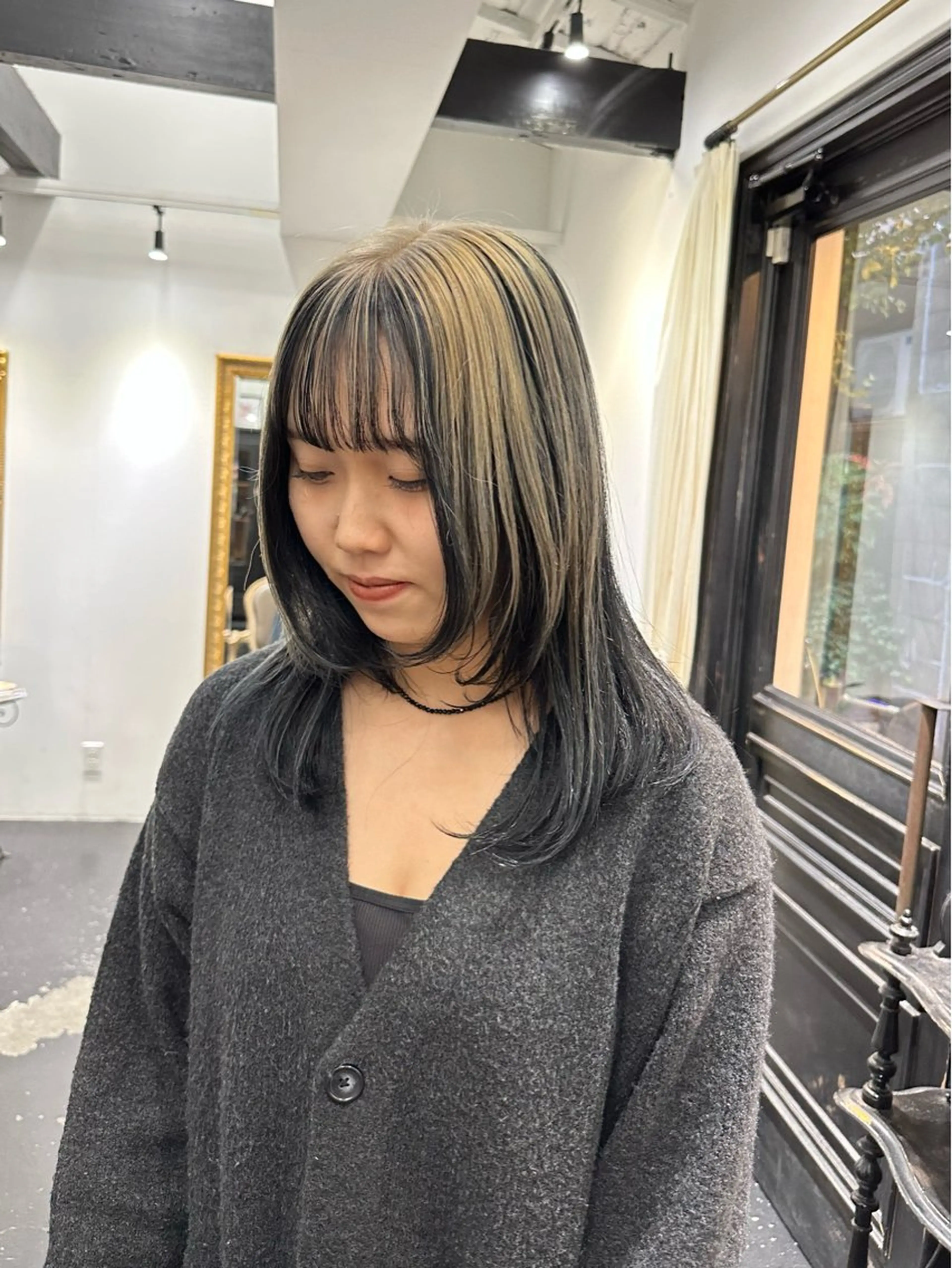 ミディアム カラー ブリーチ REAL 心斎橋所属・ブリーチ/ベージュ /ピンク🦋ナツミのヘアスタイル