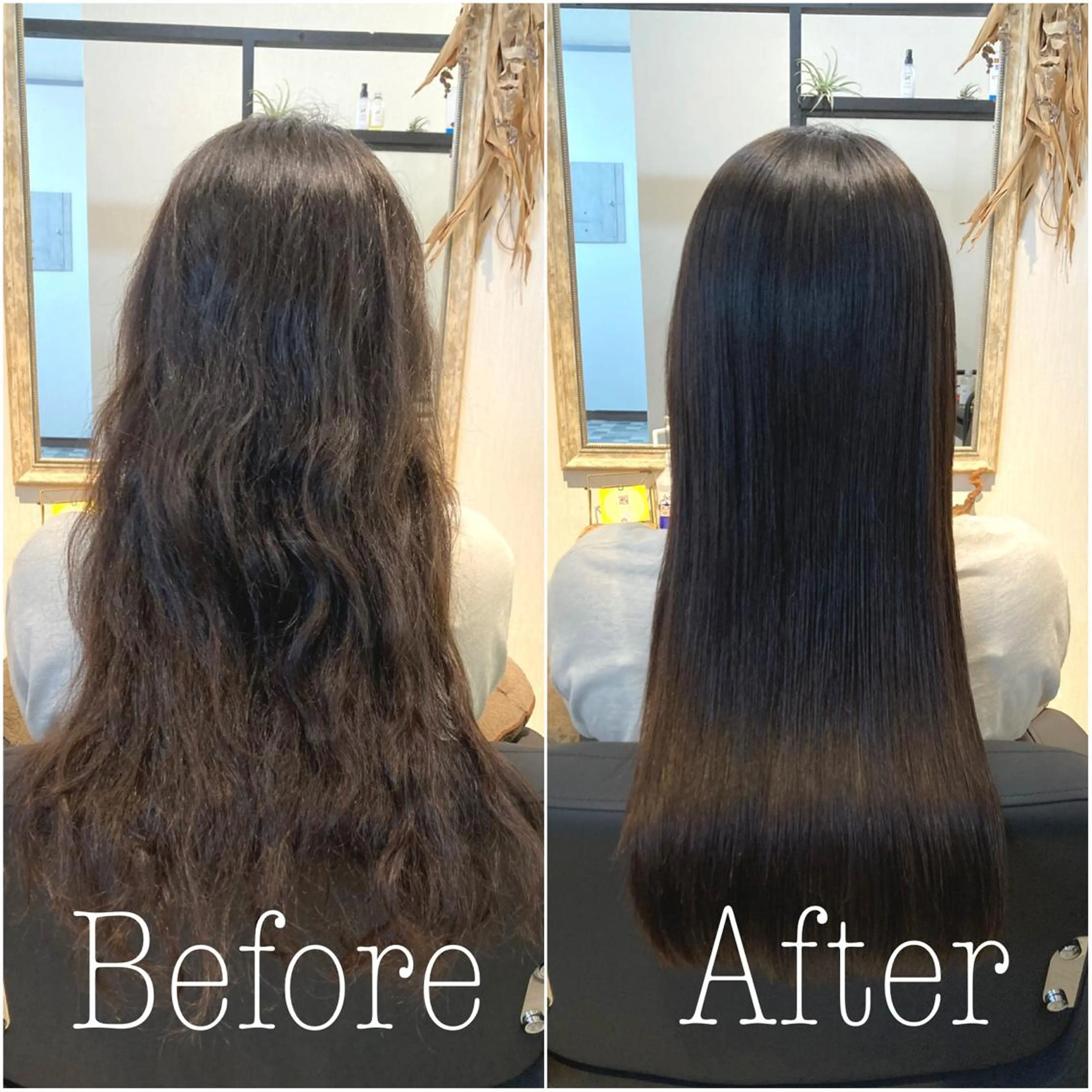 ロング カット 縮毛矯正 トリートメント ヘッドスパ Holidays share salon 曙店所属・Holidays sharesaronのヘアスタイル