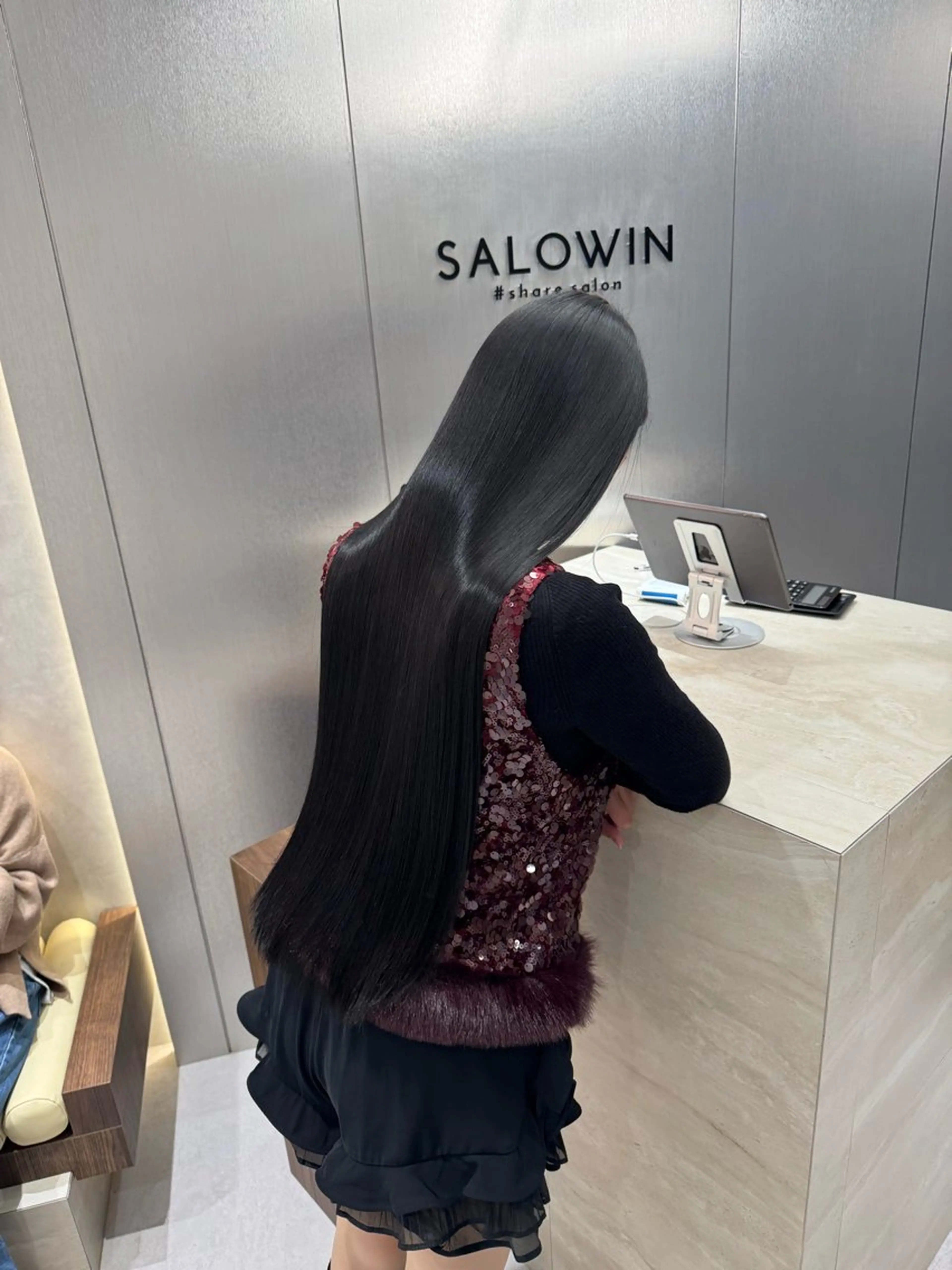 ロング カット ヘアカラー 縮毛矯正 トリートメント ヘッドスパ SALOWIN east店6F所属・TAKUMI 【美髪特化】のヘアスタイル