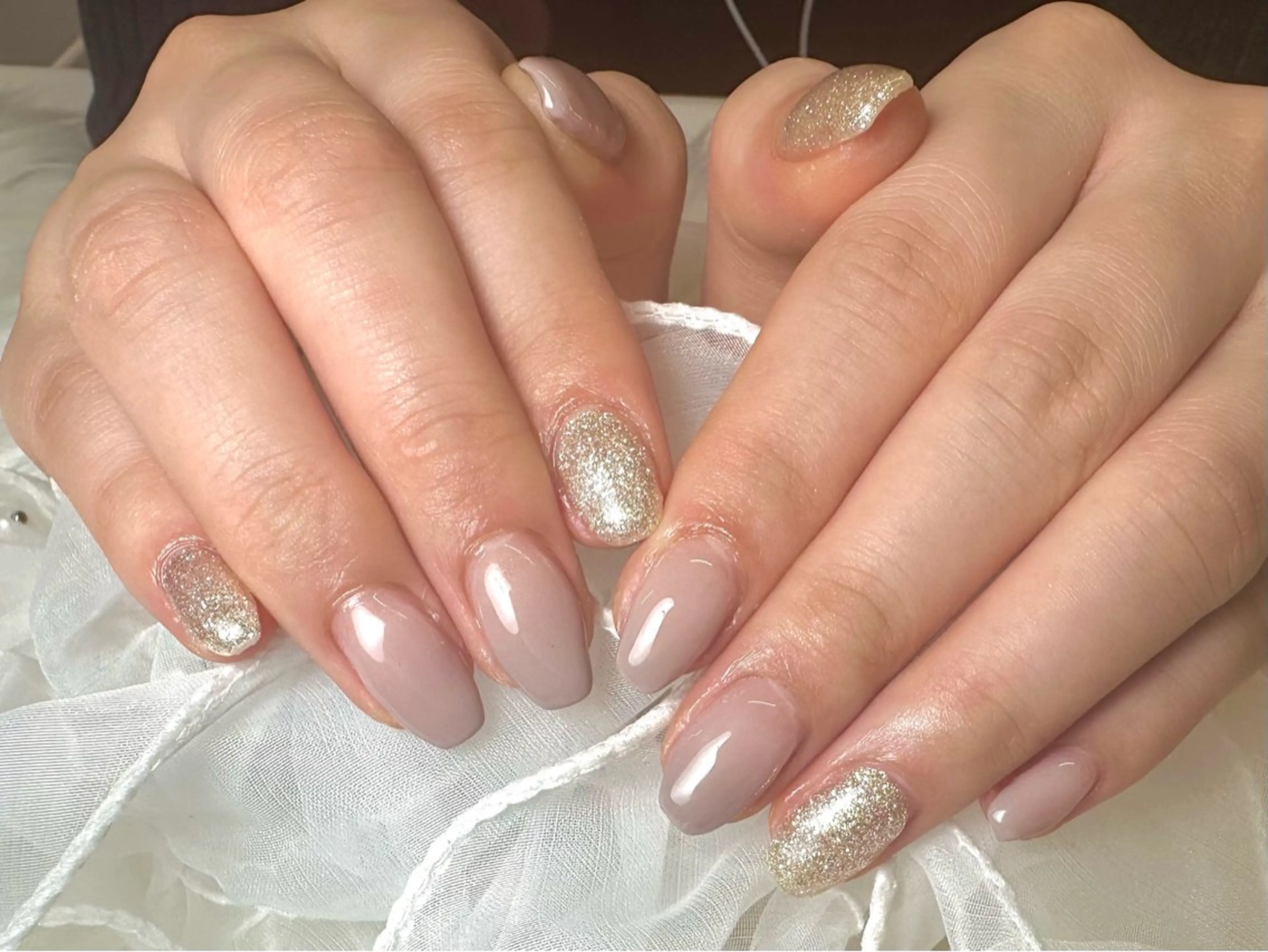 ネイル オフィスネイル ハンドネイル 丸山 春花のネイルデザイン