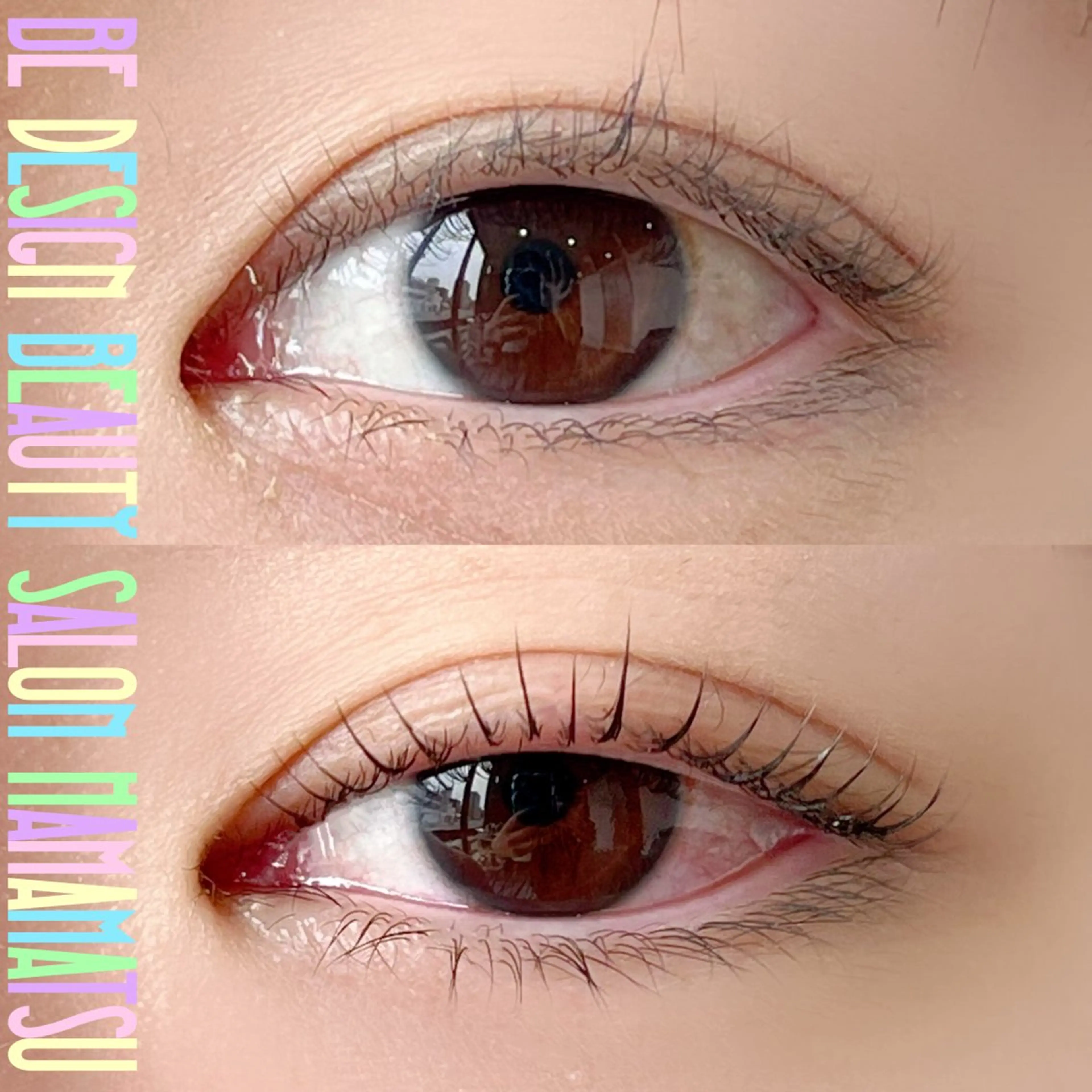 マツエク・マツパ 一重×まつ毛パーマ BE DESIGN BEAUTY SALON HAMAMATSU所属・BE DESIGN 酒井のマツエク・マツパデザイン