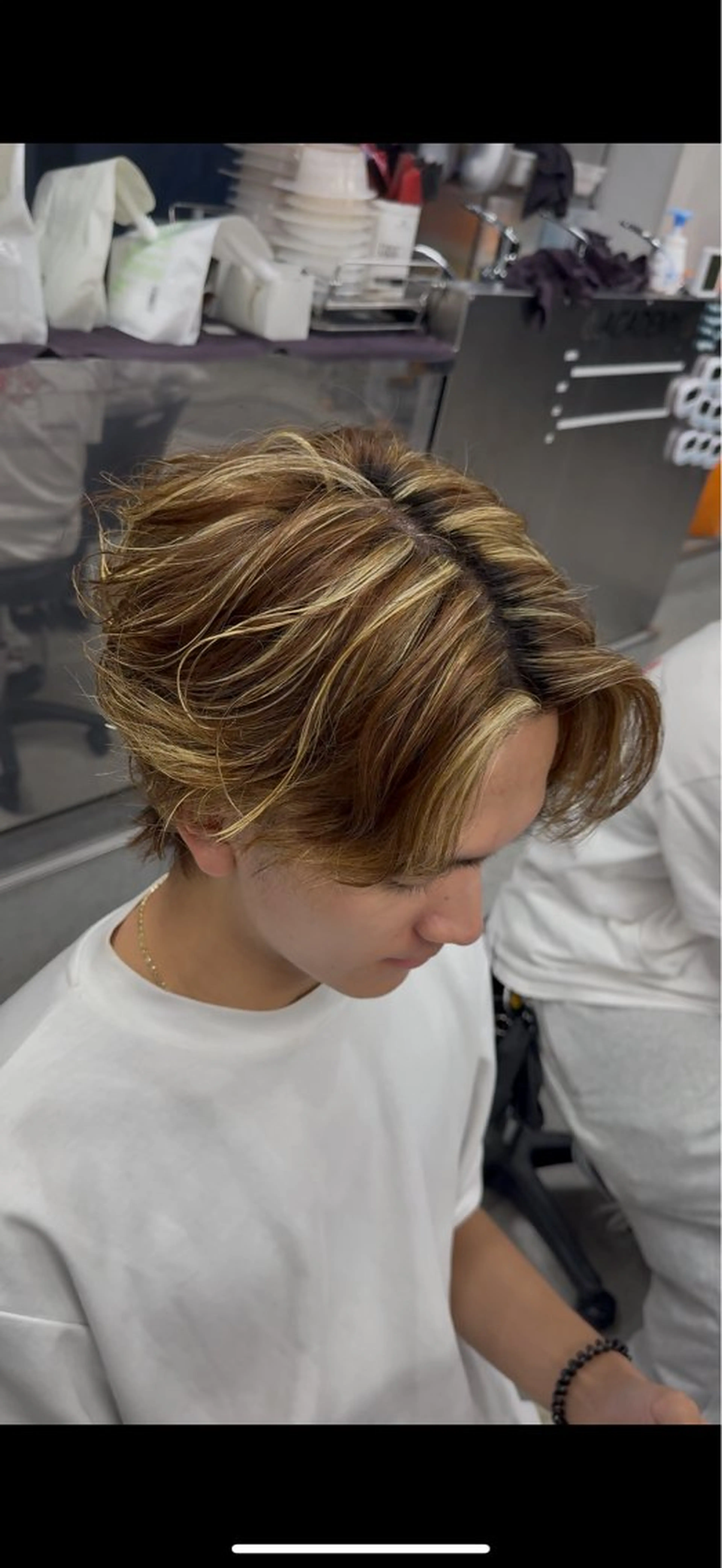 カラー パーマ メンズ クラシックスタイル 💈鈴木洵誠のヘアスタイル