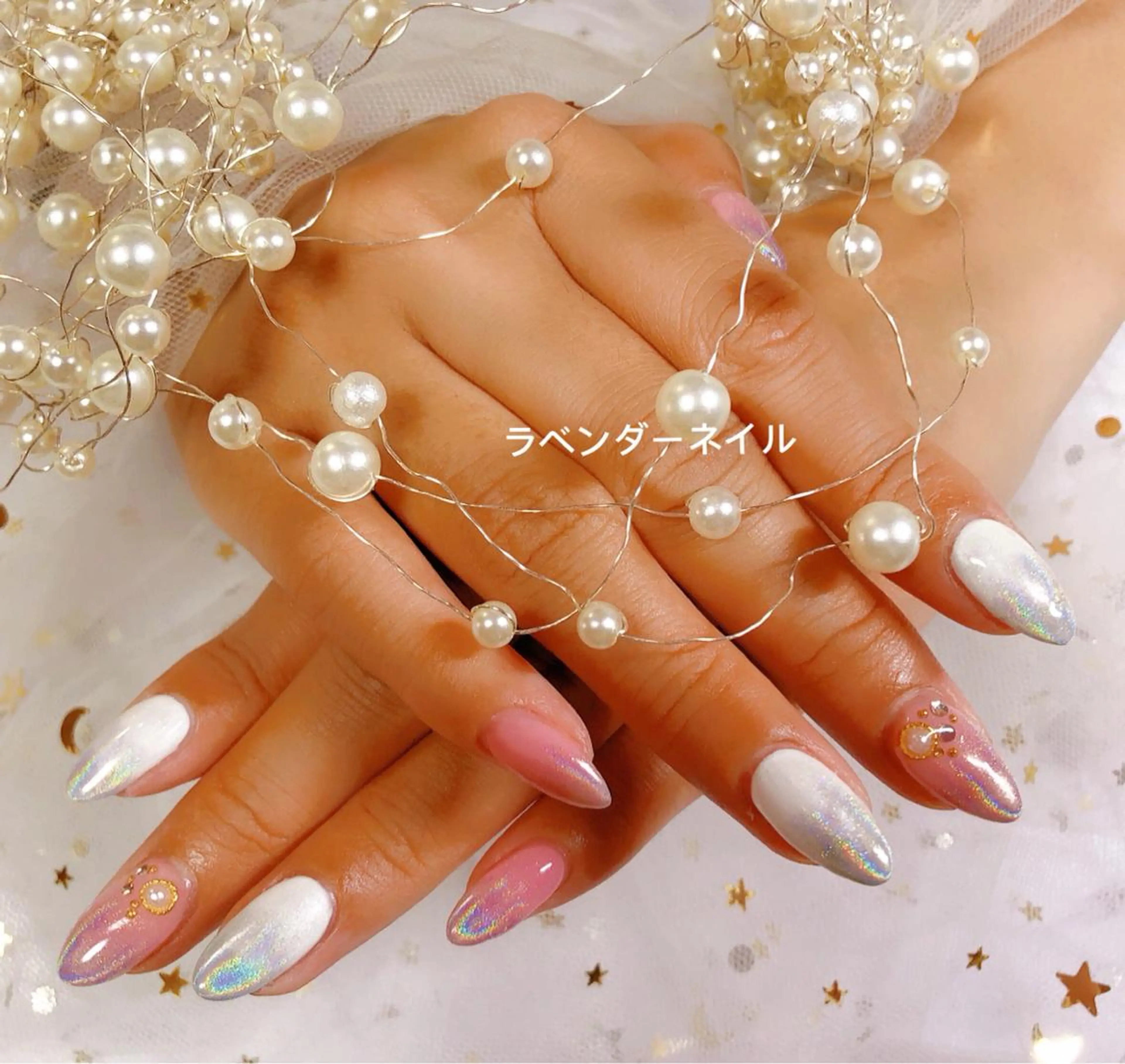 ネイル ラベンダー💖日暮里 ルル💖ネイルのネイルデザイン