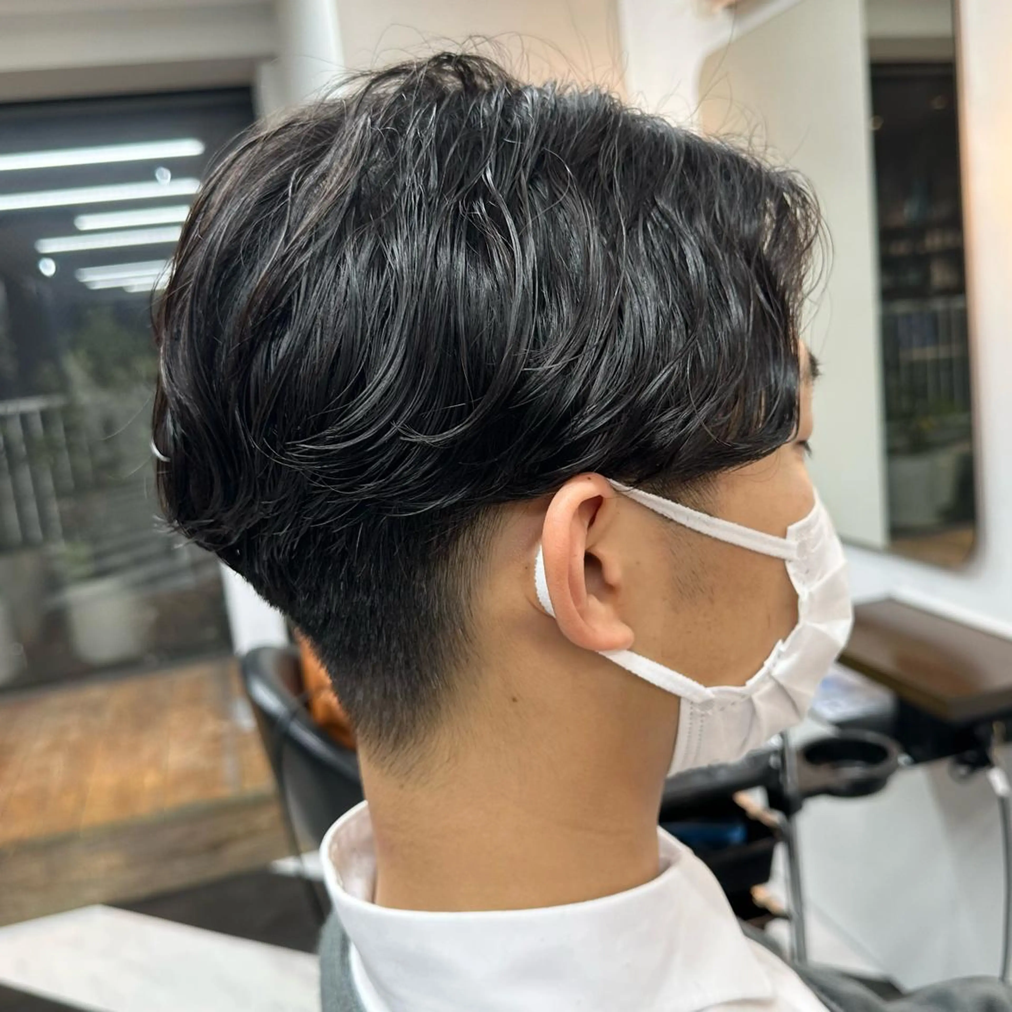 ショート パーマ メンズ 守屋 寿哉のヘアスタイル