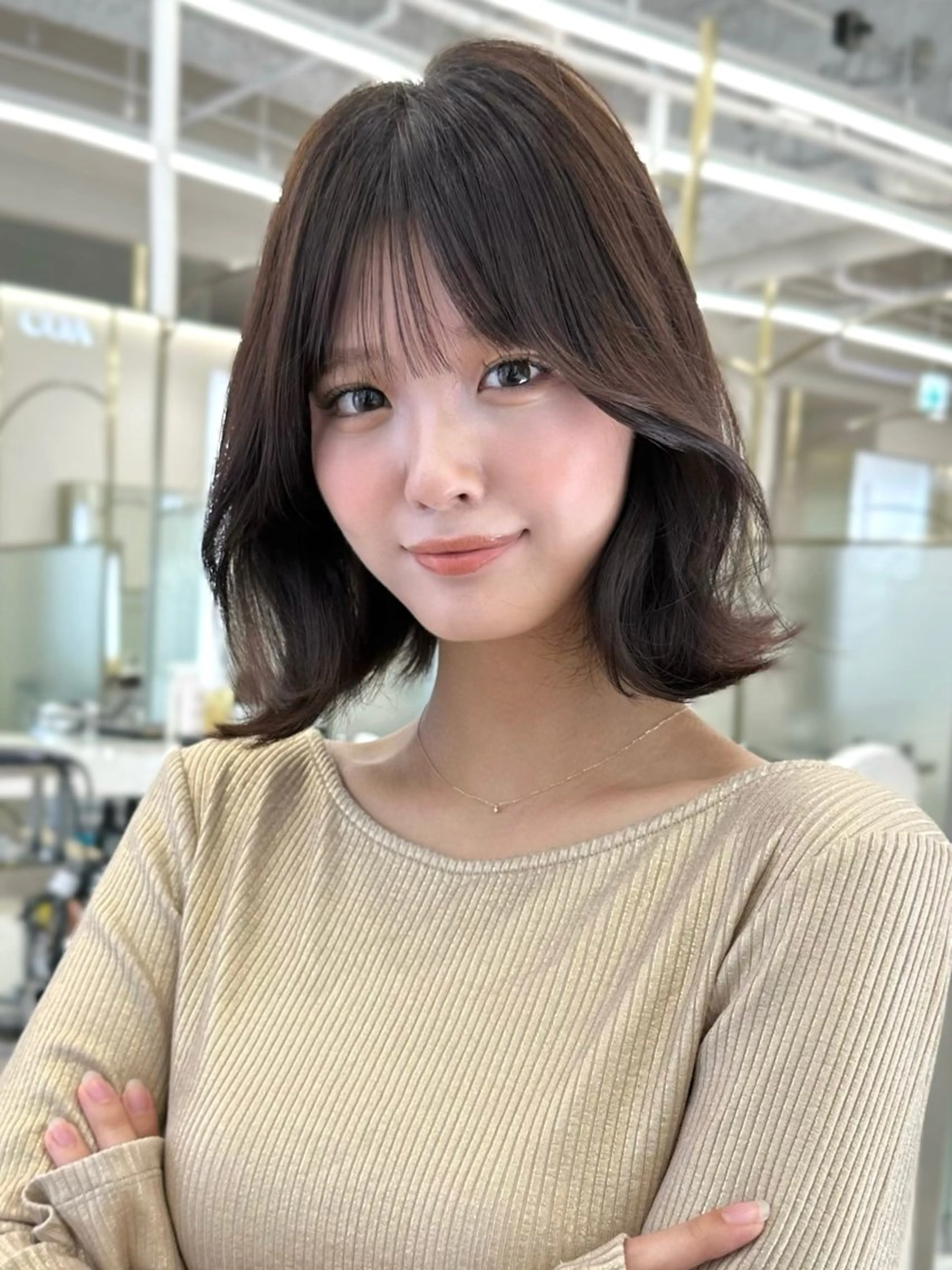 ショート ボブ くびれヘア COA  表参道所属・yume. COA GINZAのヘアスタイル